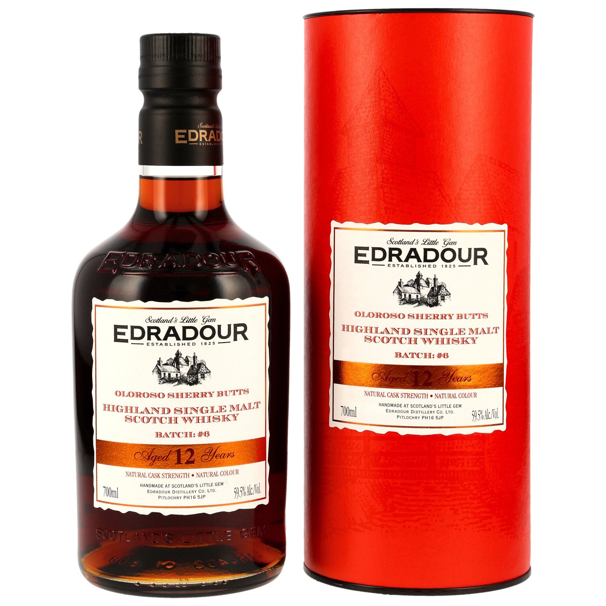 Edradour 12 Jahre 2012/2025 Sherry Cask Strength Batch #6 59.5% 0,7l