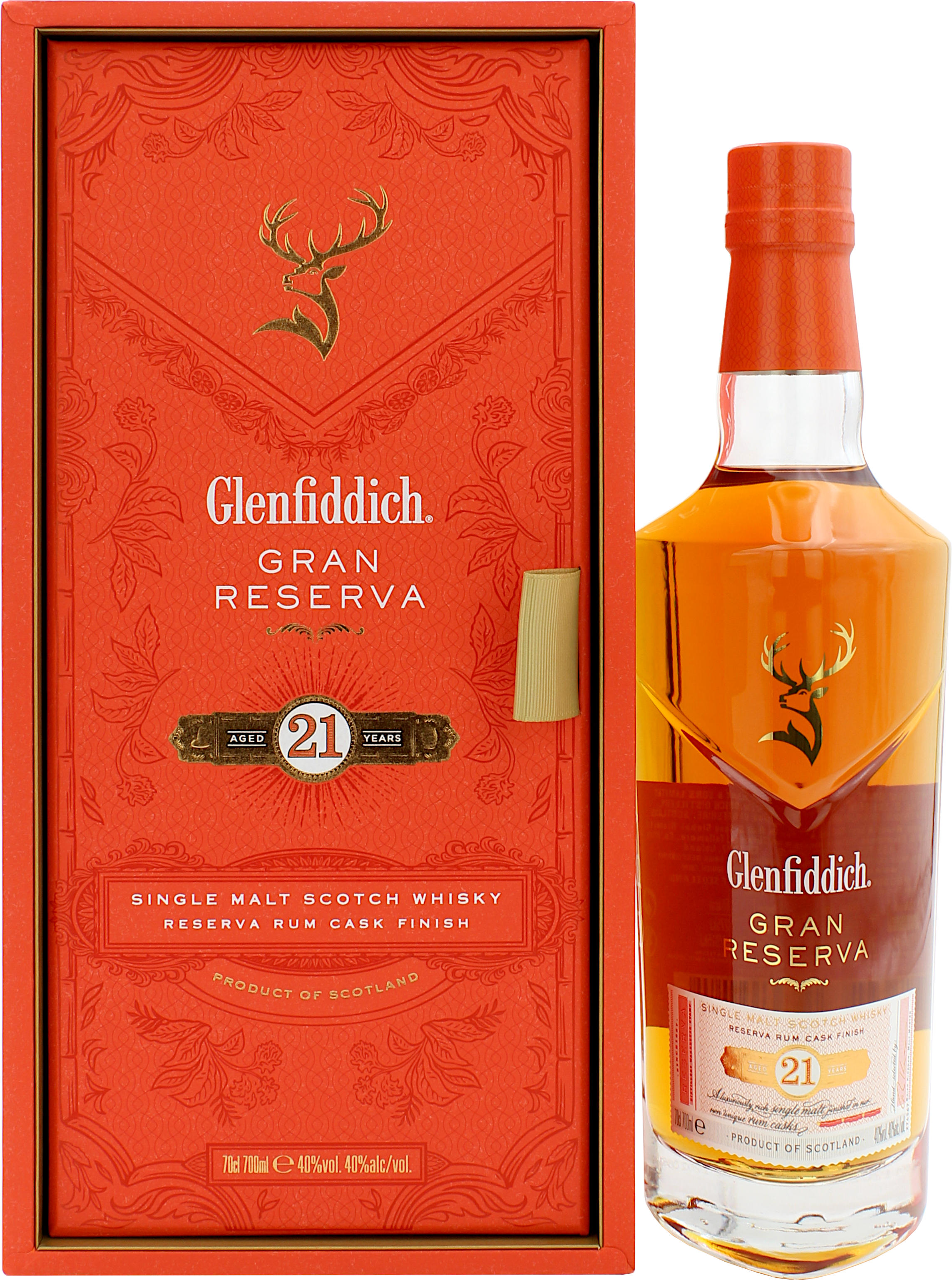 Glenfiddich Reserva Rum Cask Finish 21 Jahre 40% 0,7l