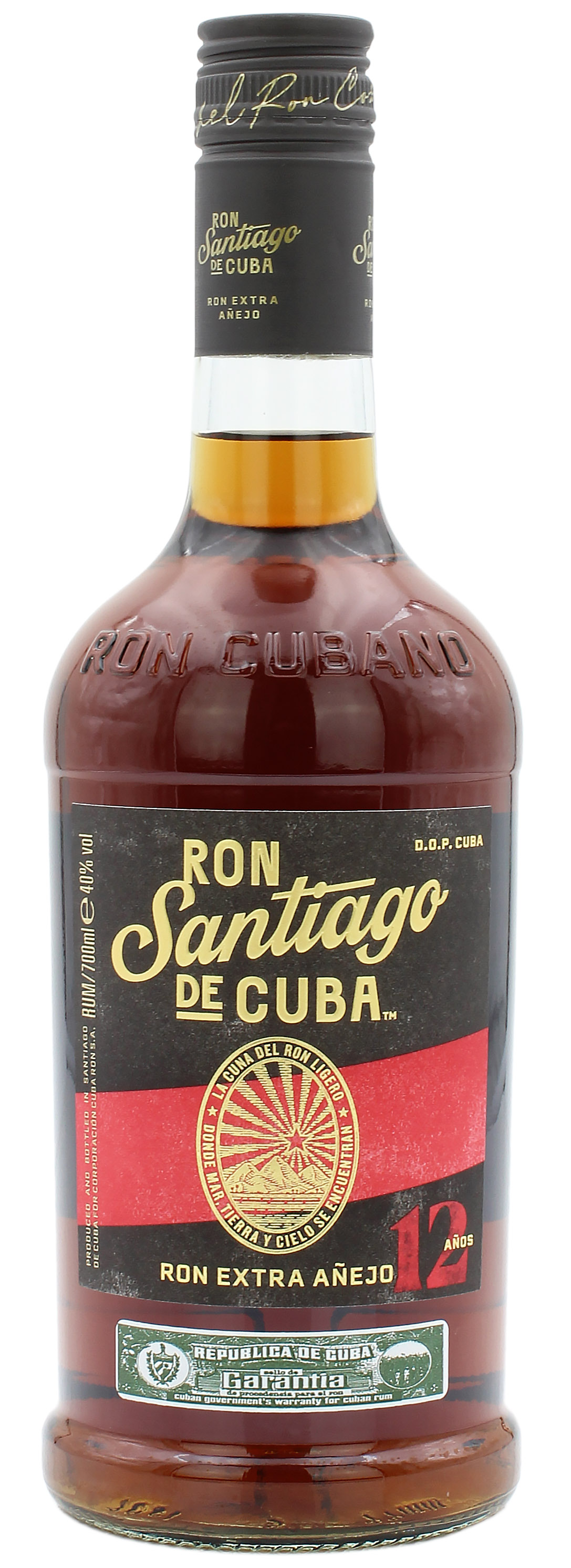 Ron Santiago de Cuba Extra Anejo 12 Años 40.0% 0,7l