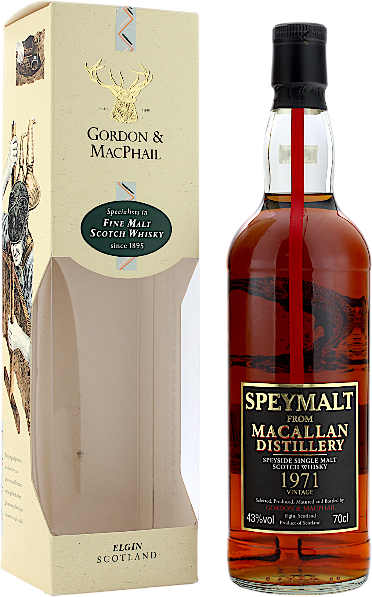 Macallan Speymalt 1971/2009 Gordon & MacPhail 43.0% 0,7l