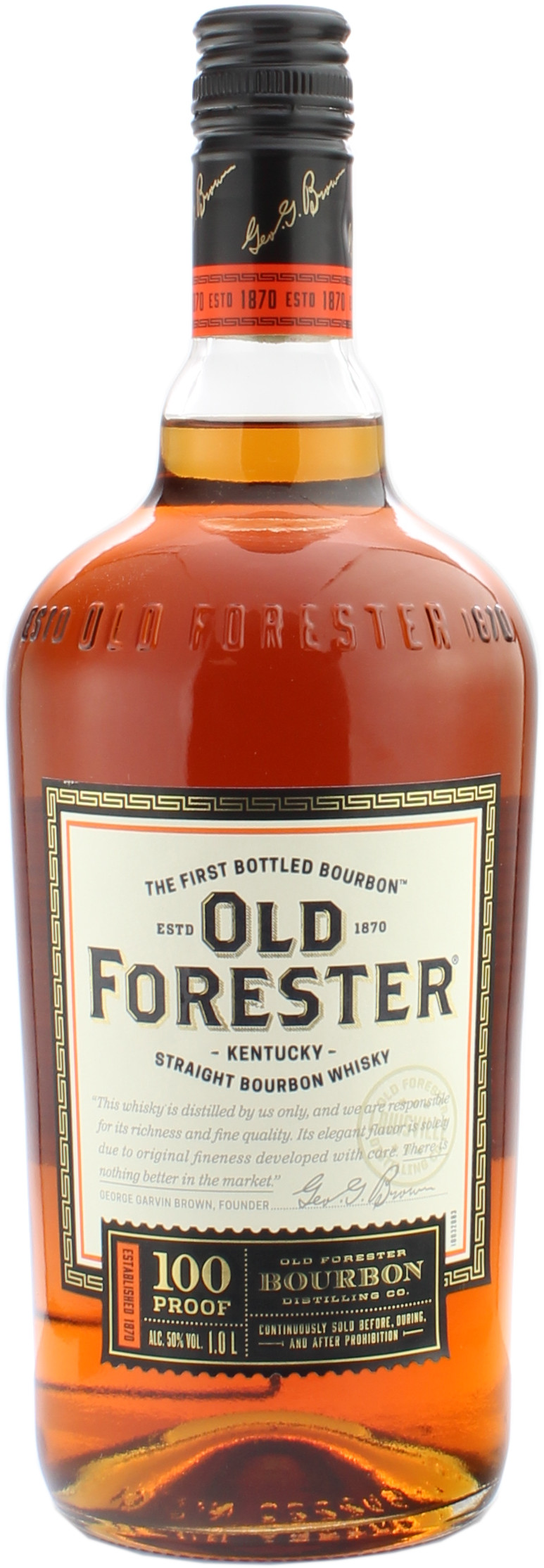 Old Forester 100 Proof 50.0% 1 Liter
