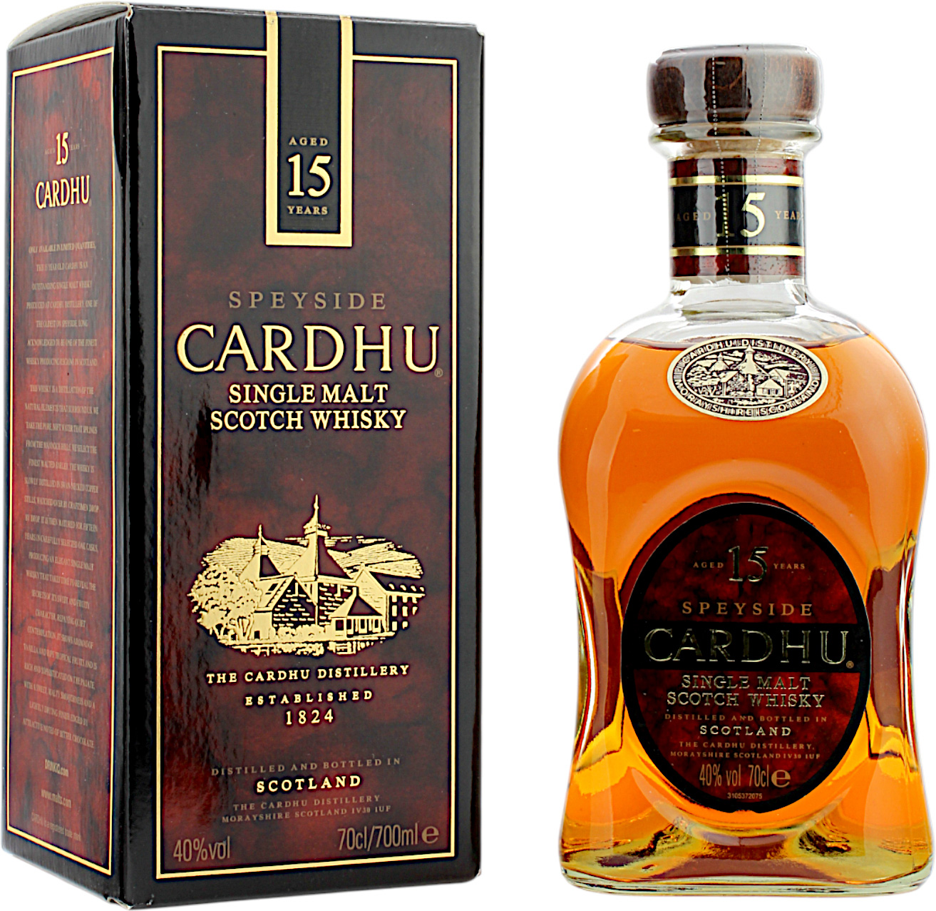 Cardhu 15 Jahre altes Design 40.0% 0,7l