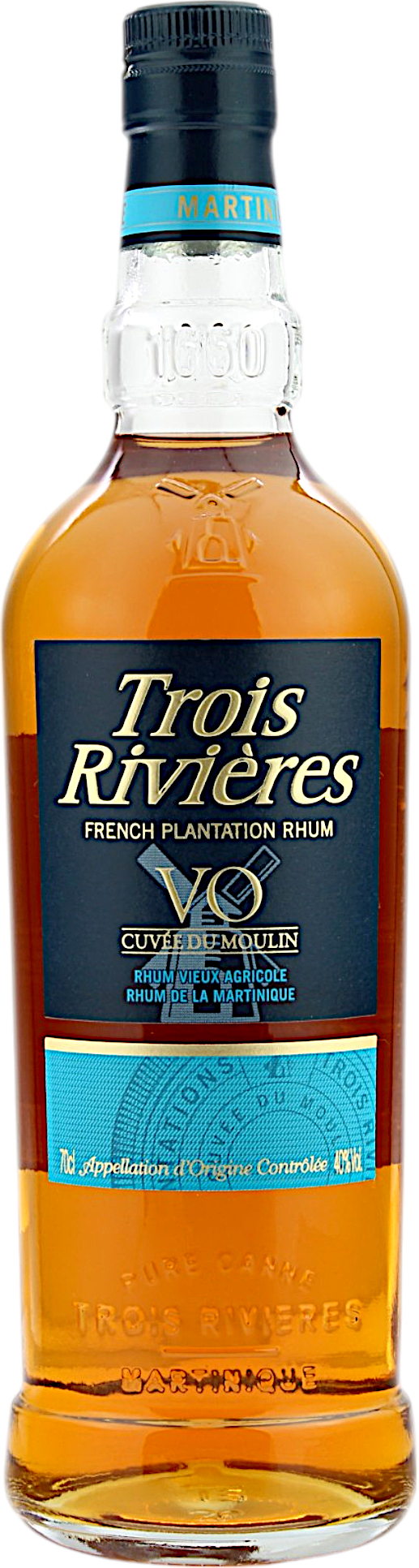 Trois Rivieres VO Vieux Cuvée du Moulin Rhum 40.0% 0,7l