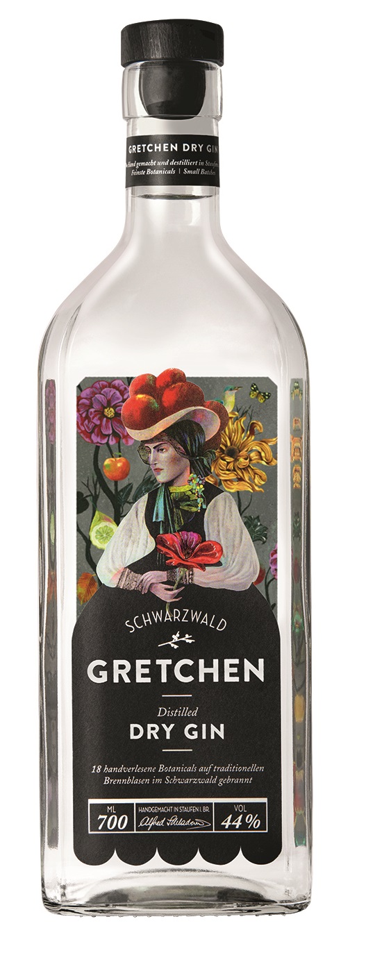 Gretchen Distilled Dry Gin 44.0% 0,7l
