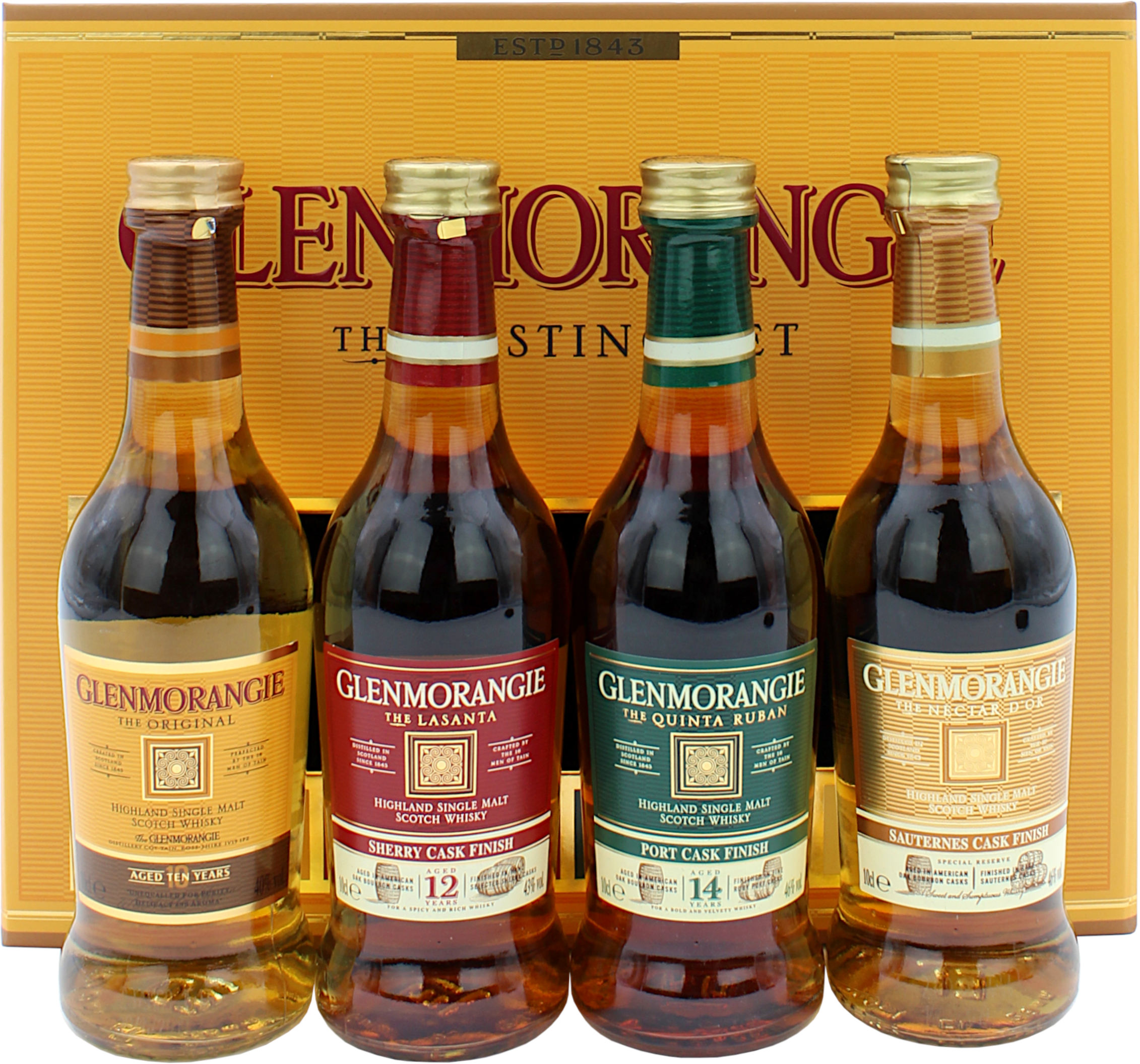 Glenmorangie Tasting Set 43.75% 4x100ml