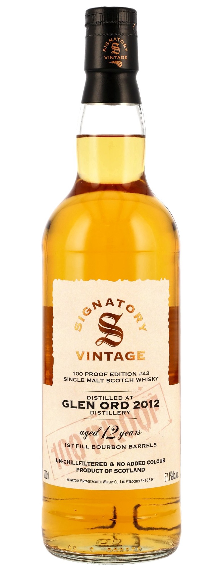 Glen Ord 12 Jahre 2012/2025 Signatory 100 Proof Edition #43 57.1% 0,7l