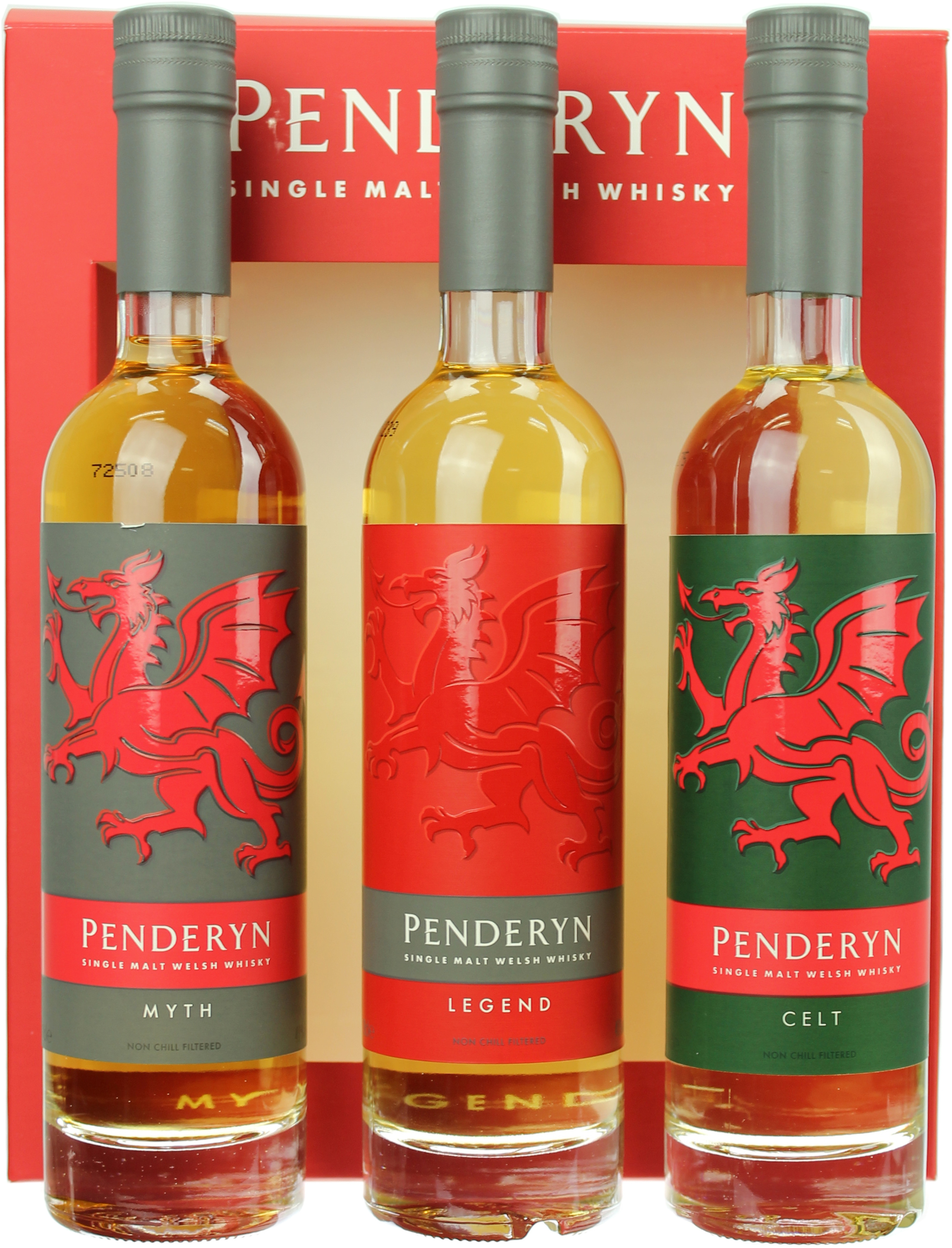 Penderyn Dragon Range 41.0% 3x200ml