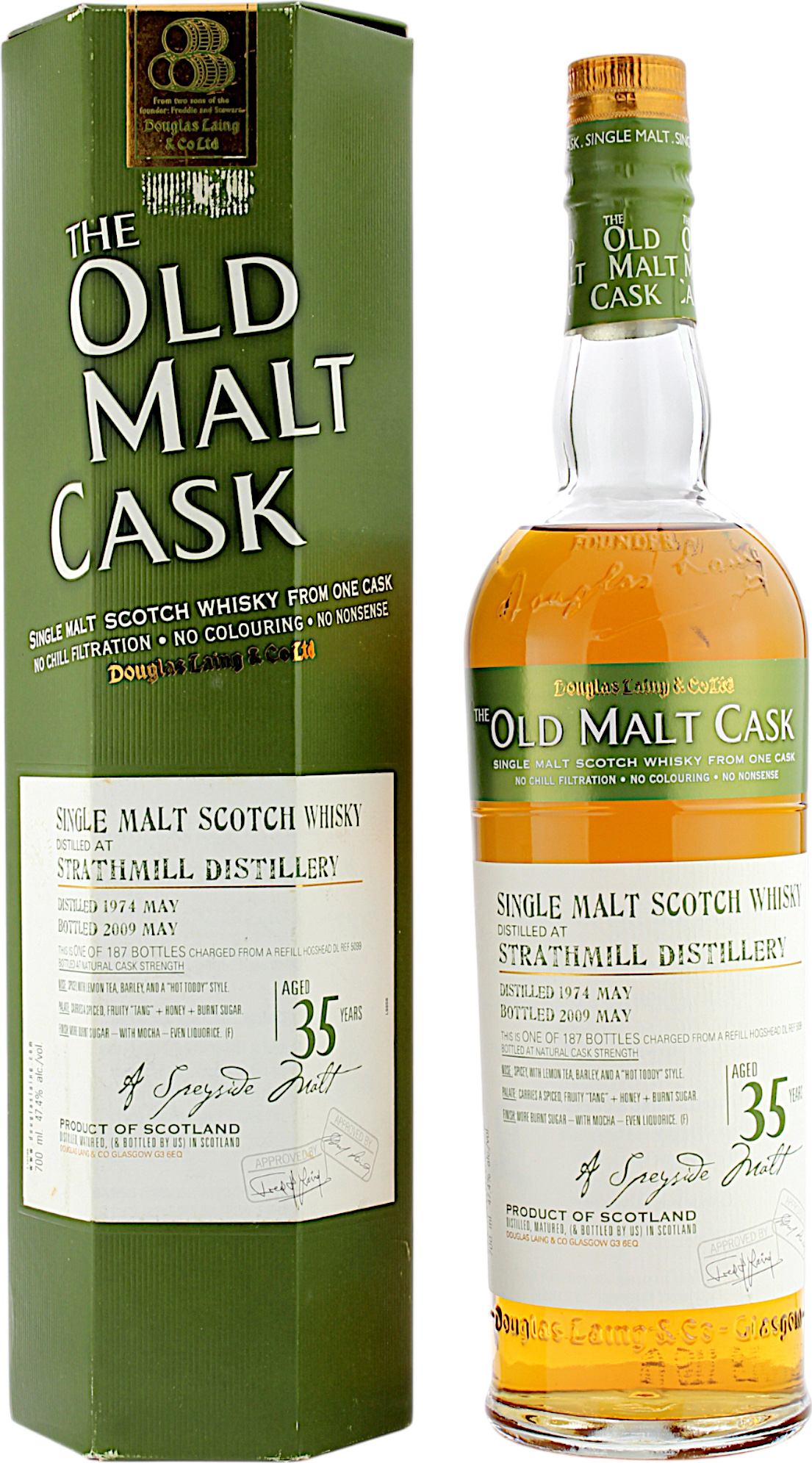 Strathmill 35 Jahre 1974/2009 Douglas Laing The Old Malt Cask 47.4 % 0,7l