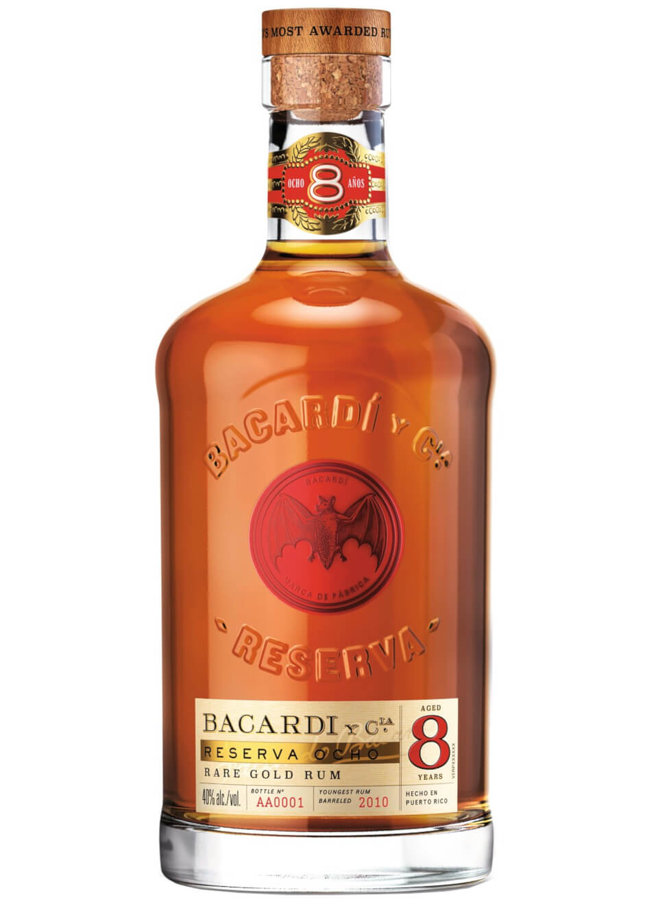 Bacardi 8 Jahre Reserva Ocho 40.0% 0,7l