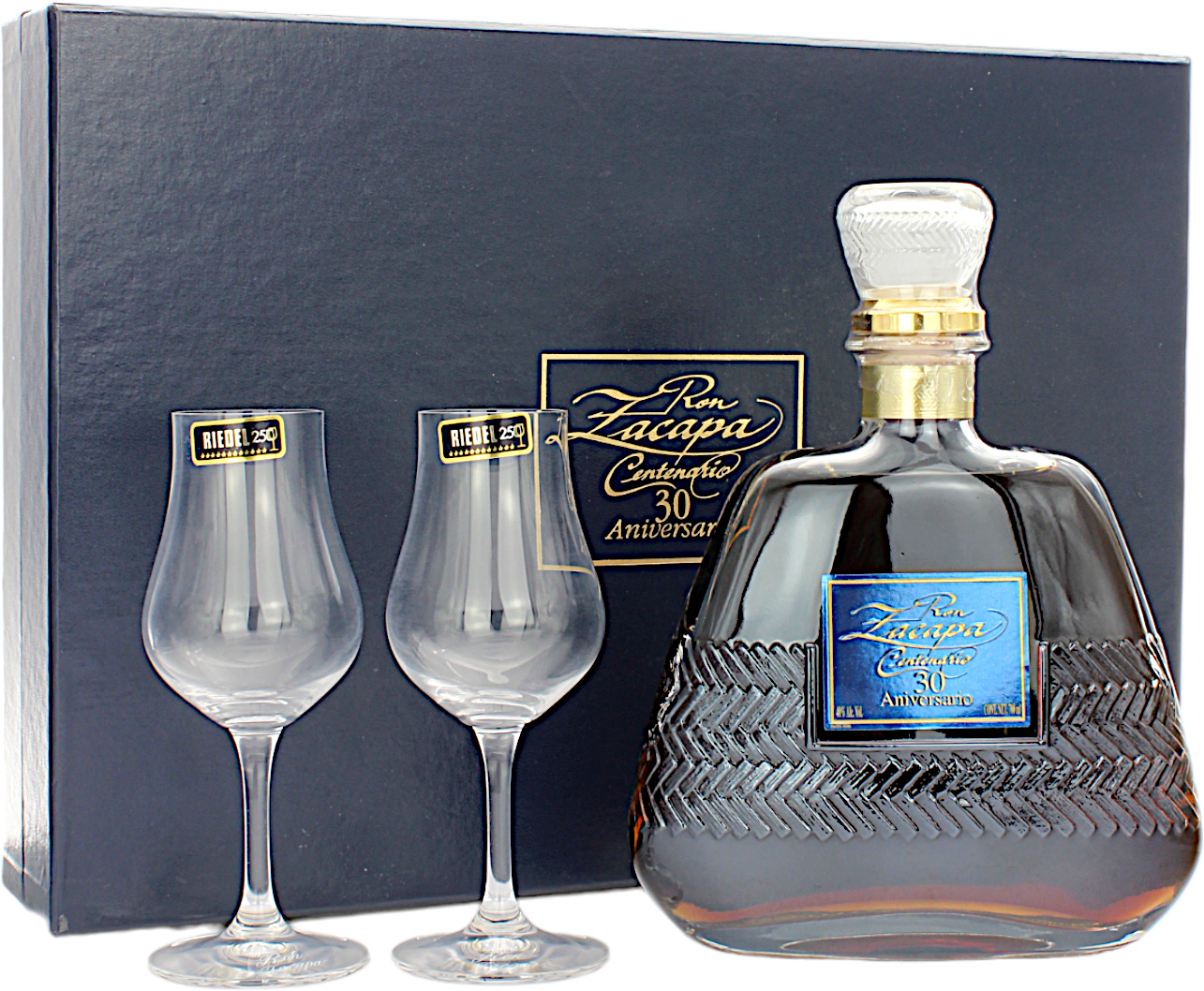 Ron Zacapa Centenario 30 Anniversario Geschenkset mit 2 Gläser 40.0% 0,7l