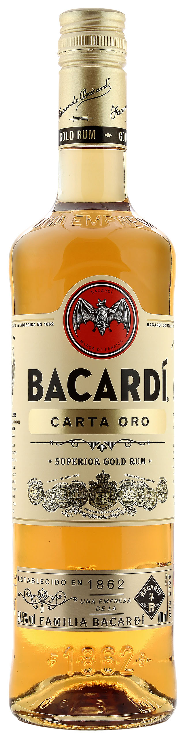 Bacardi Carta Oro 37.5% 0,7l