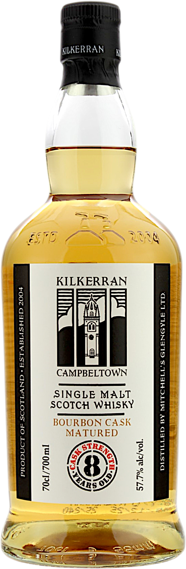 Kilkerran 8 Jahre Cask Strength Bourbon Cask Matured Release 2026 57.7% 0,7l