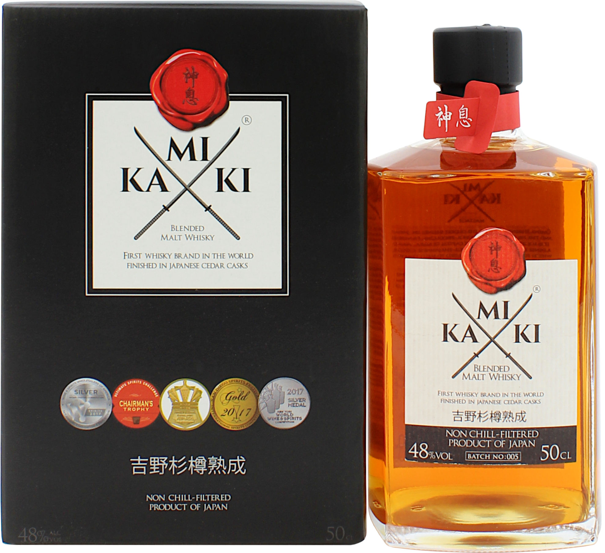 Kamiki Blended Malt Whisky (Japan) 48.0% 0,5l