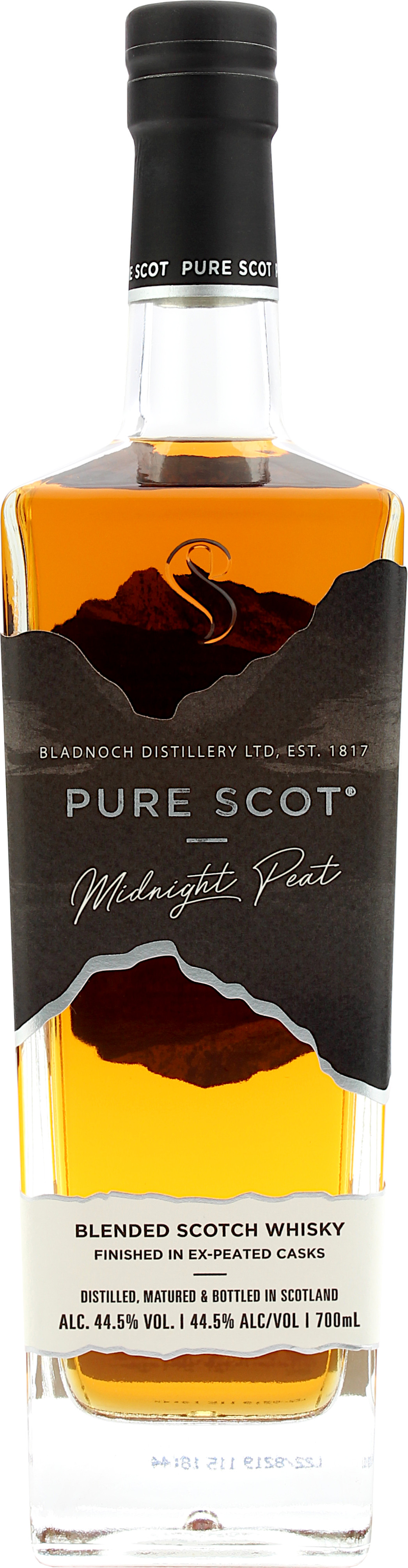 Bladnoch Pure Scot Midnight Peat Limited Edition 44.5% 0,7l