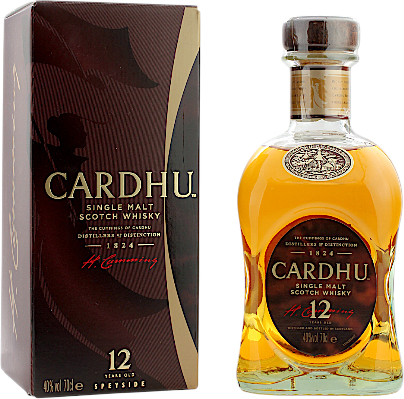 Cardhu 12 Jahre Label H. Cummings 40.0% 0,7l
