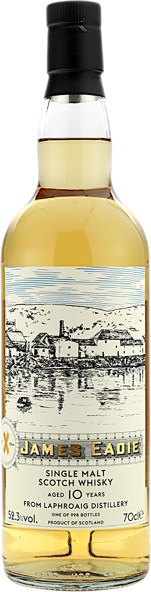 Laphroaig 10 Jahre 2015/2026 Refill Barrels James Eadie 52.3% 0,7l