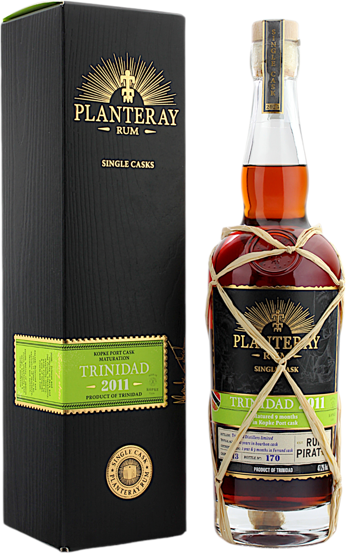 Planteray Rum Trinidad 13 Jahre 2011/2024 Sinlge Cask Collection Rumpiraten.de 47.2% 0,7l