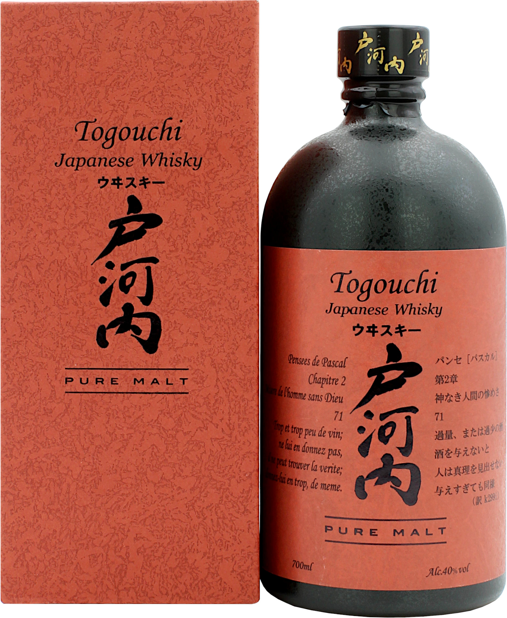 Togouchi Pure Malt (Japan) 40.0% 0,7l