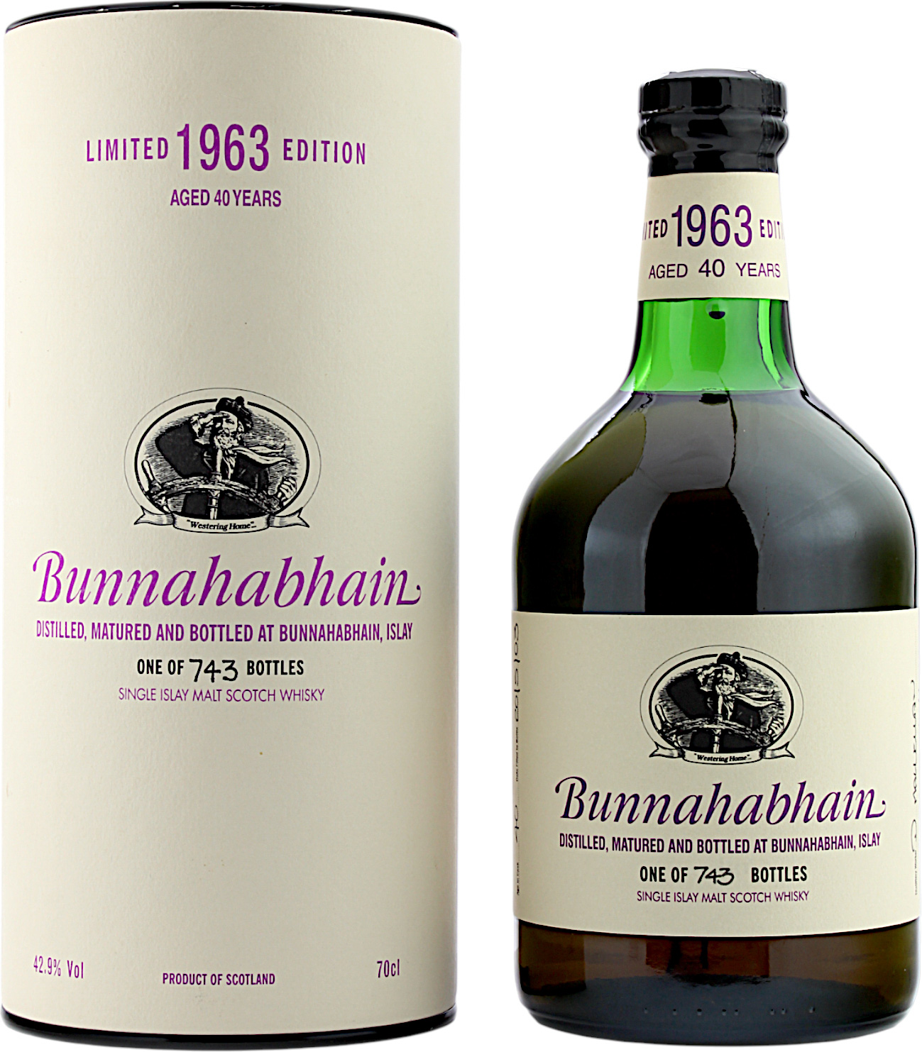 Bunnahabhain 40 Jahre 1963/2003 Feis Ile 42.9% 0,7l