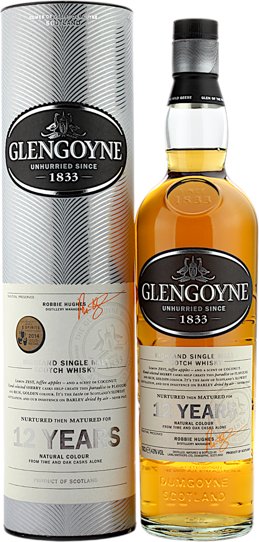 Glengoyne 12 Jahre altes Design 43.0% 0,7l