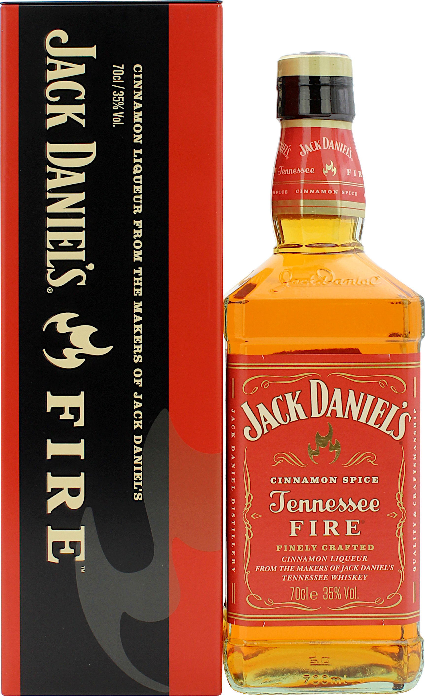 Jack Daniel's Fire Whiskey Liqueur in Metallbox 35.0% 0,7l