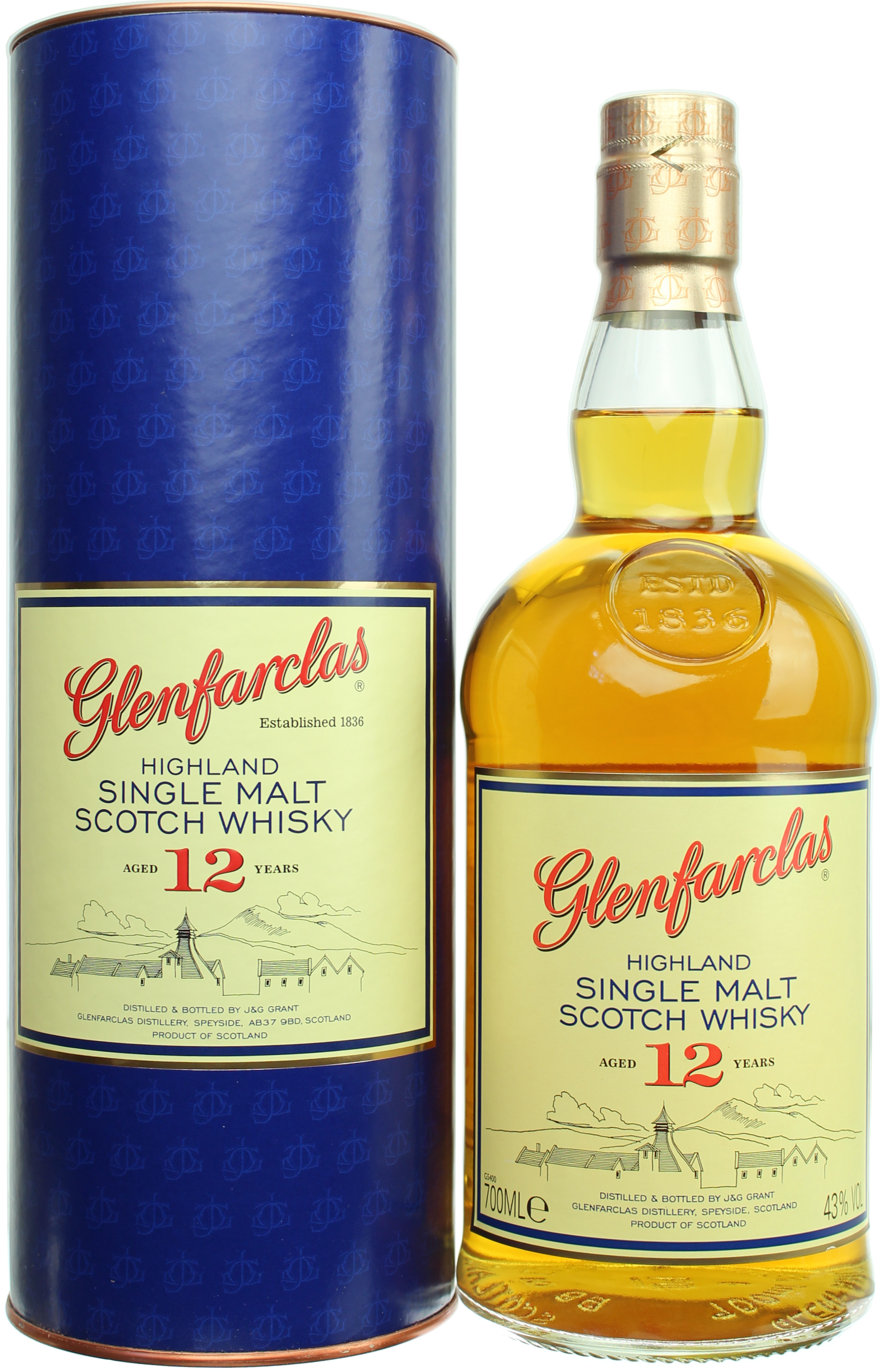 Glenfarclas 12 Jahre 43.0% 0,7l