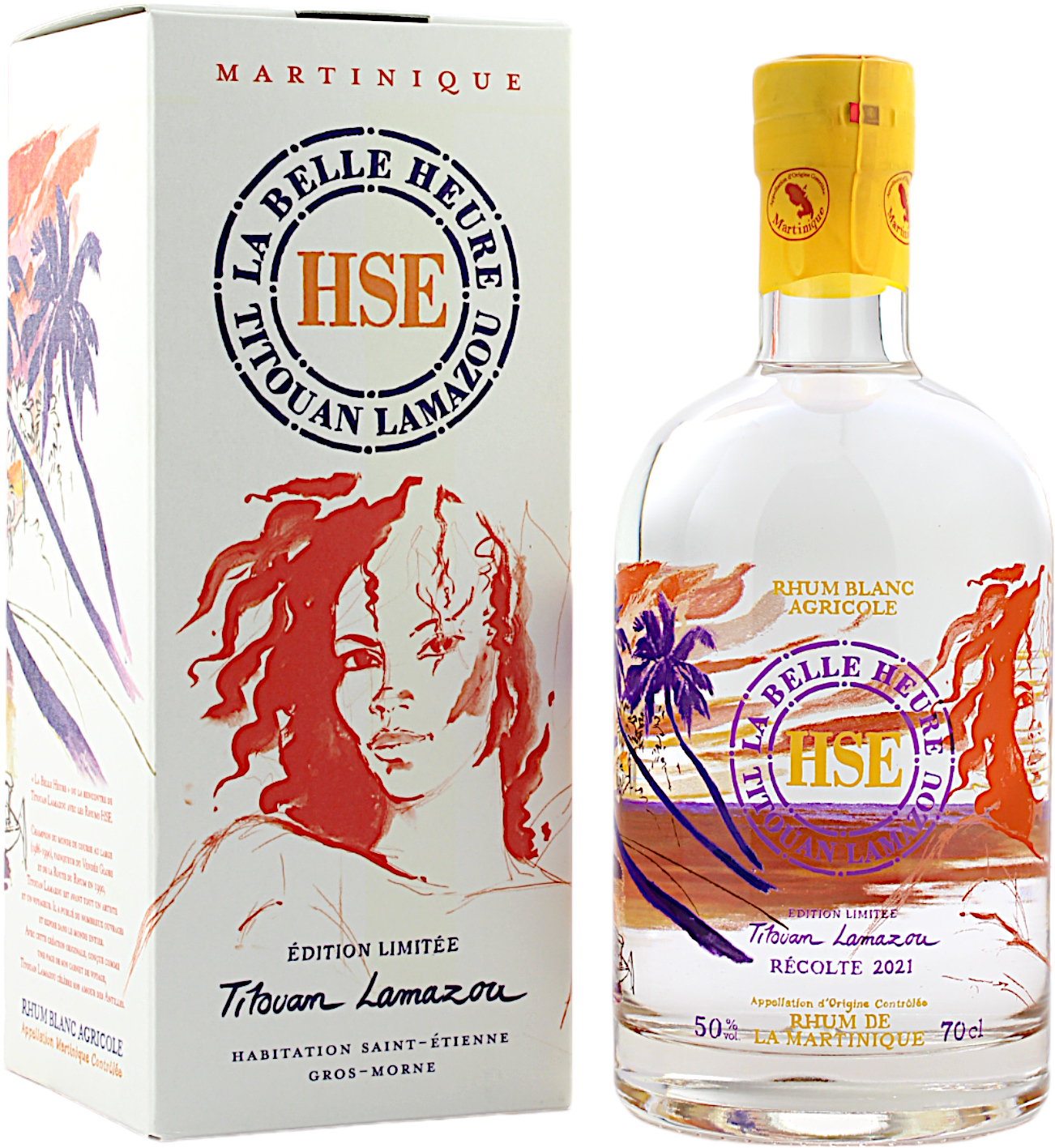 H.S.E. Rhum Blanc Titouan Lamazou Edition 50.0% 0,7l