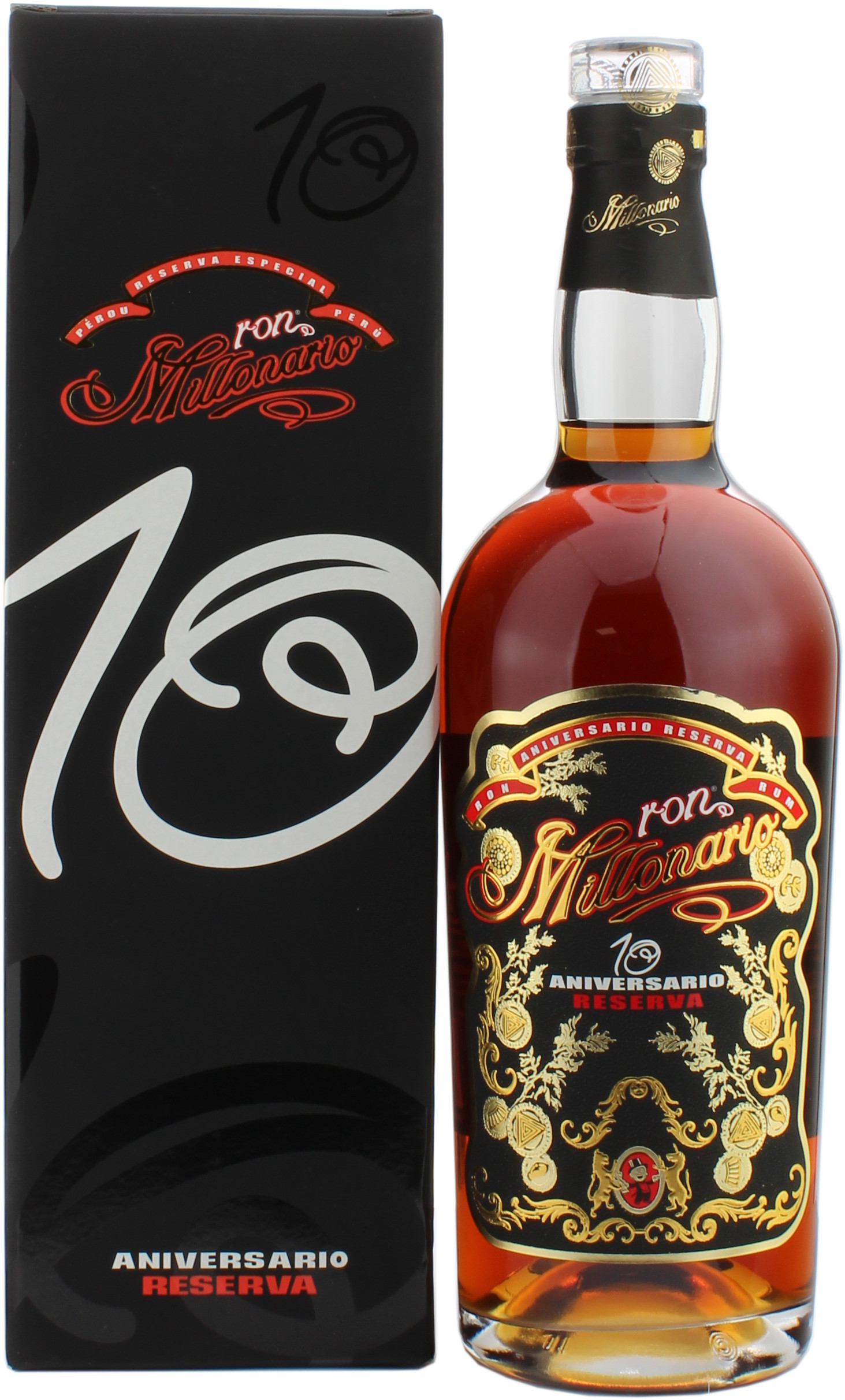 Ron Millonario 10 Jahre Anniversario Reserve Rum 40.0% 0,7l