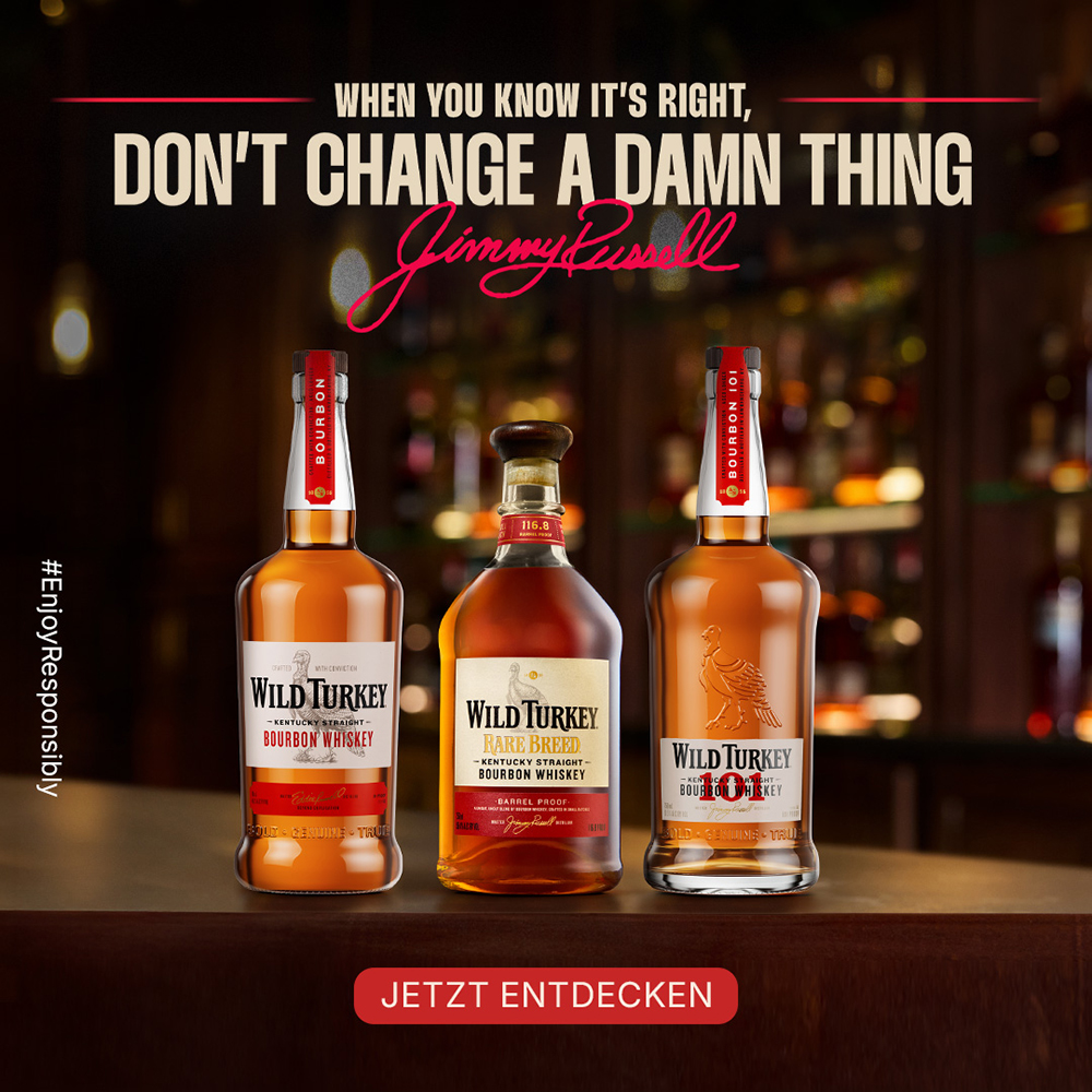 Wild Turkey 3 Flaschen in Bar