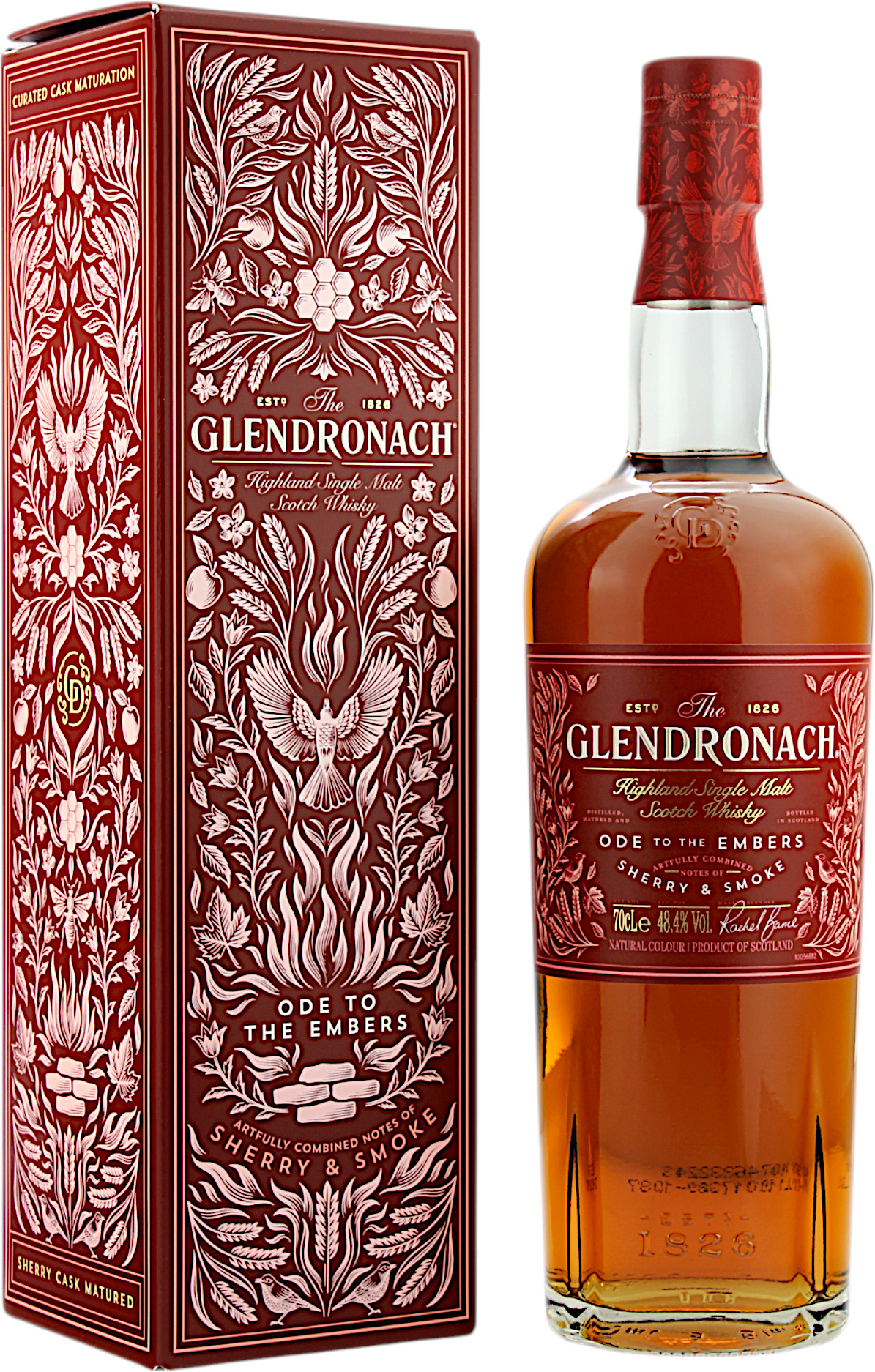 Glendronach Ode to the Embers Sherry & Smoke The Master’s Anthology 48.4% 0,7l Glendronach Ode to the Embers Sherry & Smoke The Master’s Anthology 48.4% 0,7l