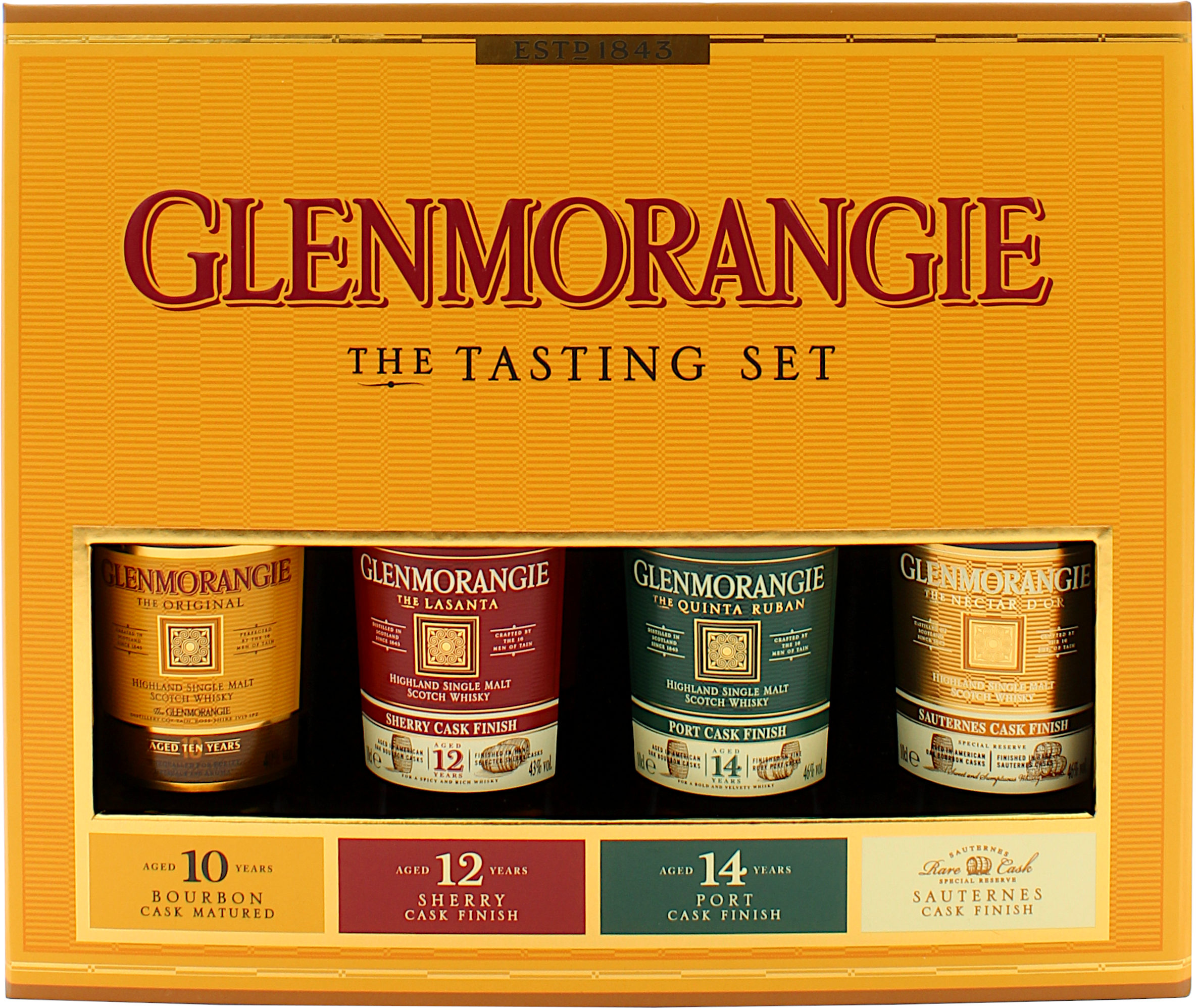 Glenmorangie Tasting Set 43.75% 4x100ml