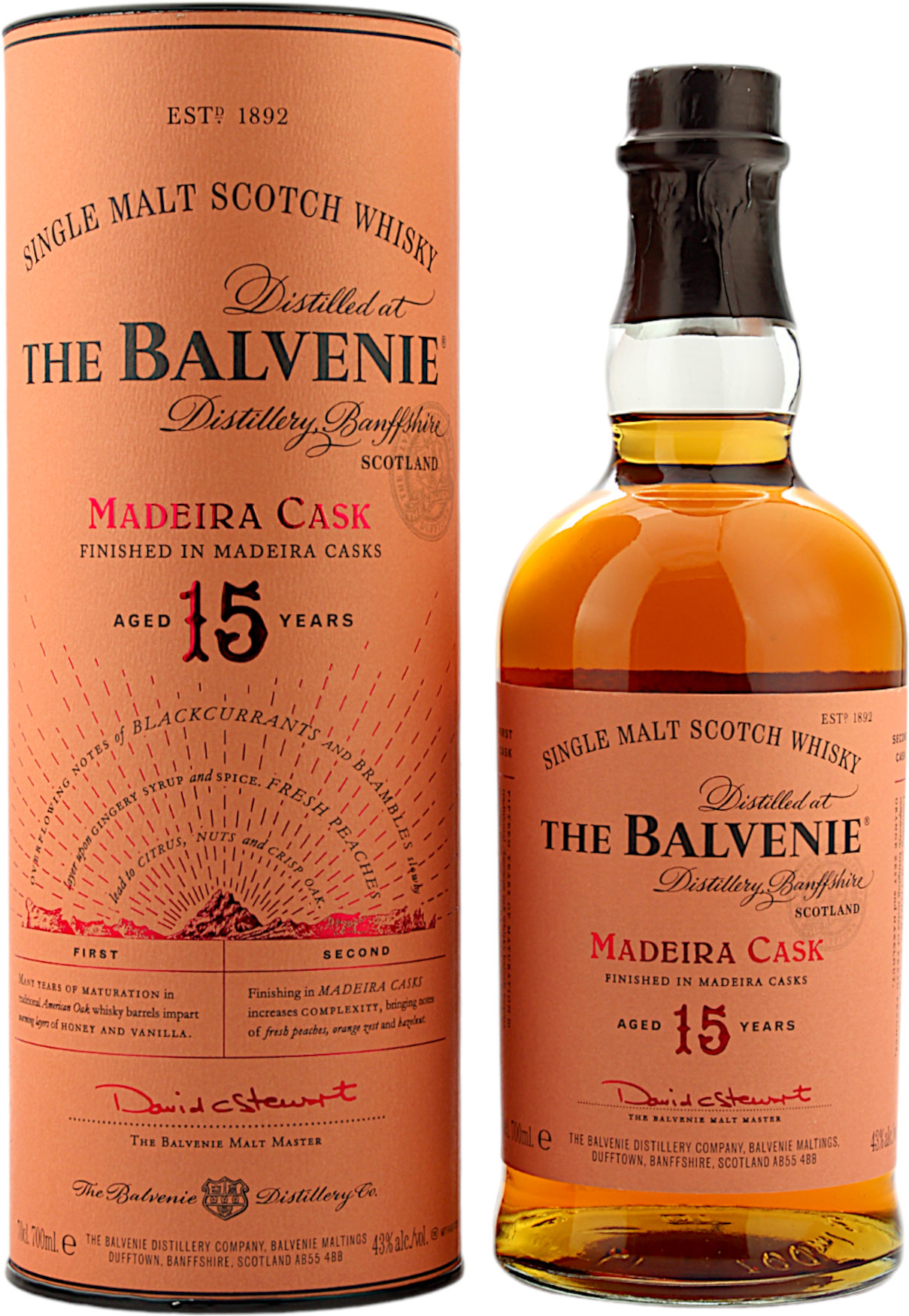 Balvenie 15 Jahre Madeira Cask Finish 43.0% 0,7l