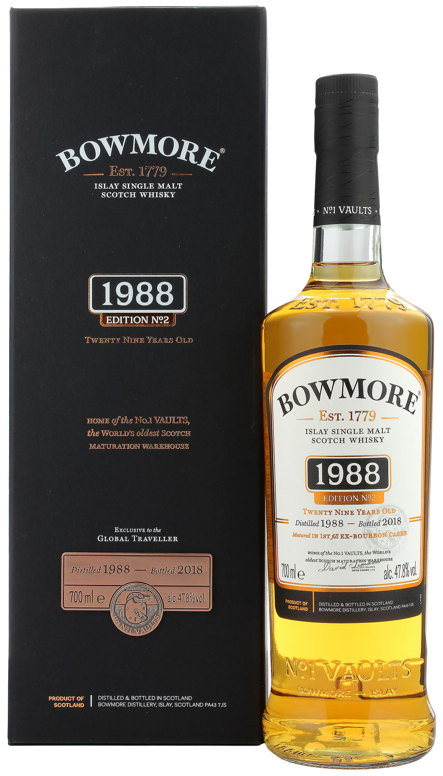 Bowmore 29 Jahre 1988 Edition No. 2 47.8% 0,7l