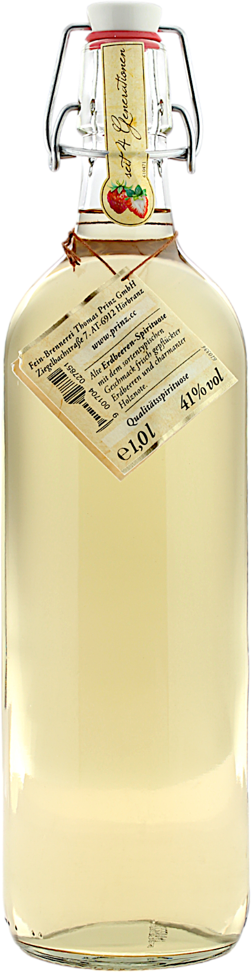 Prinz Alte Erdbeere 41.0% 1 Liter