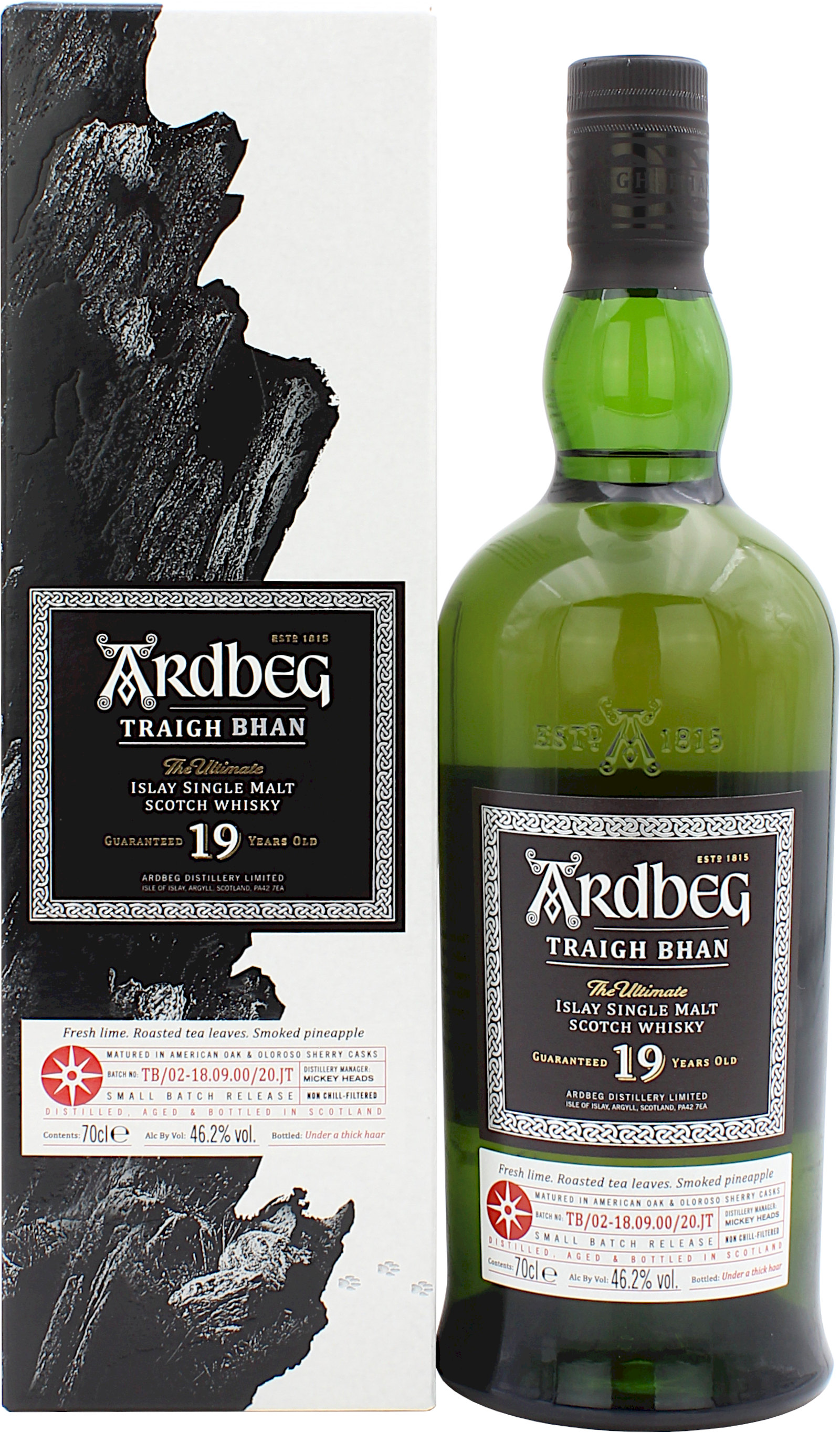 Ardbeg 19 Jahre Traigh Bhan Batch 2 46.2% 0,7l