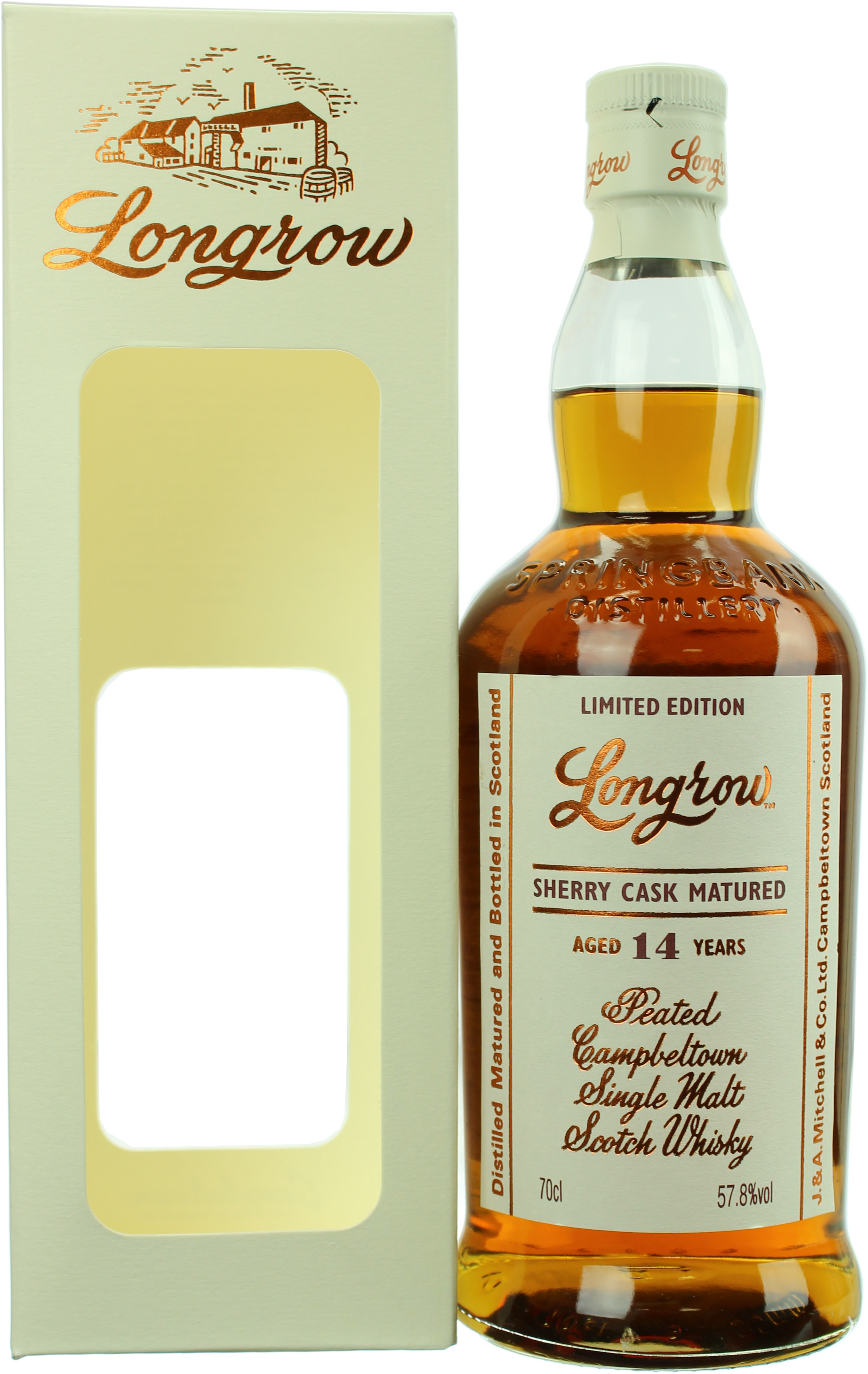 Longrow 14 Jahre Oloroso Sherry Cask 2018 57.8% 0,7l