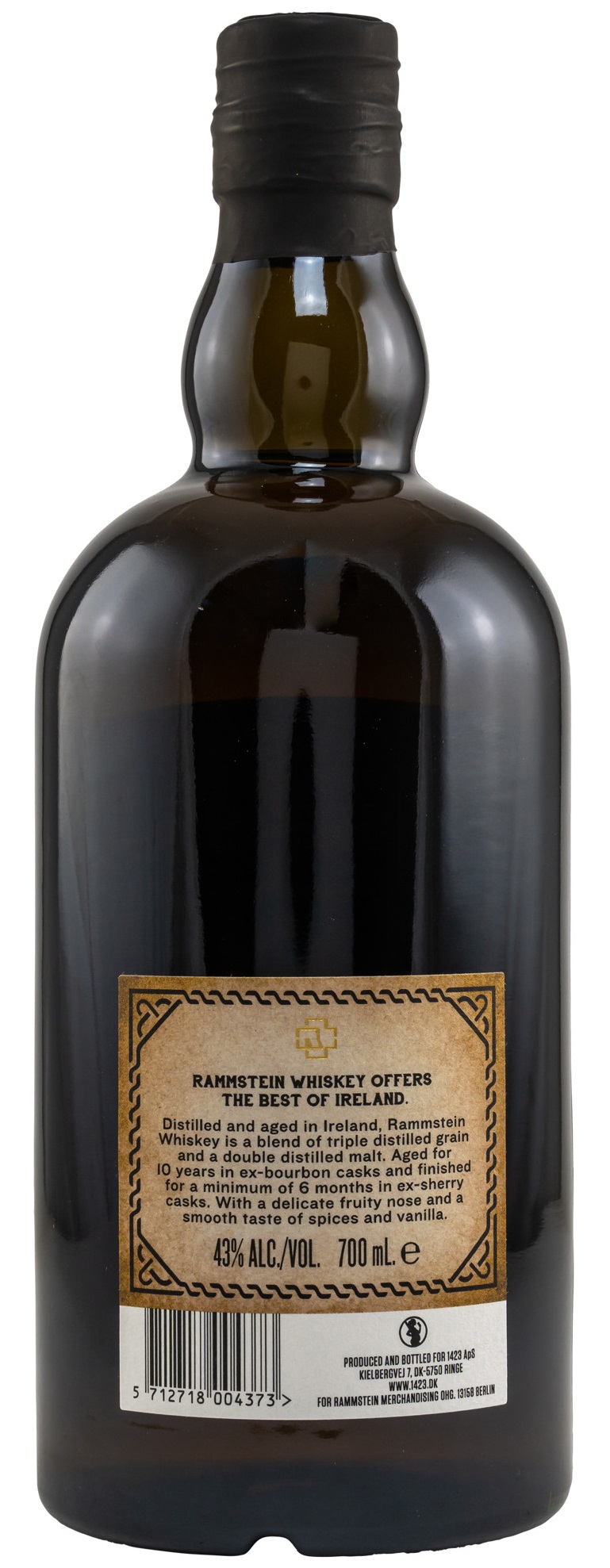 Rammstein 10 Jahre Sherry Cask Finish Irish Whiskey 43.0% 0,7l