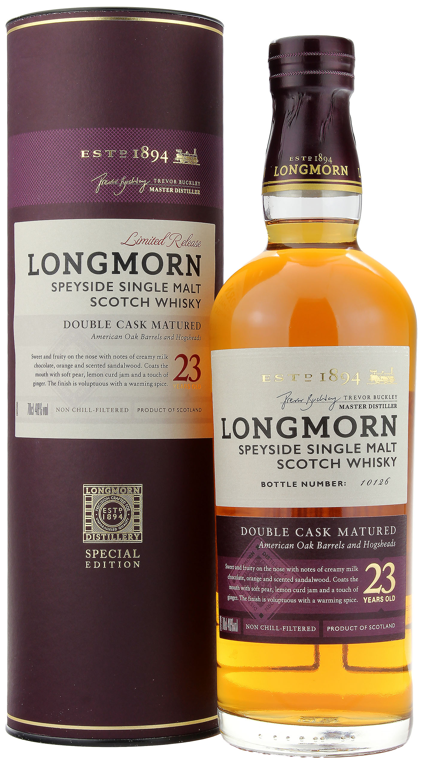 Longmorn 23 Jahre Double Cask Matured 48.0% 0,7l