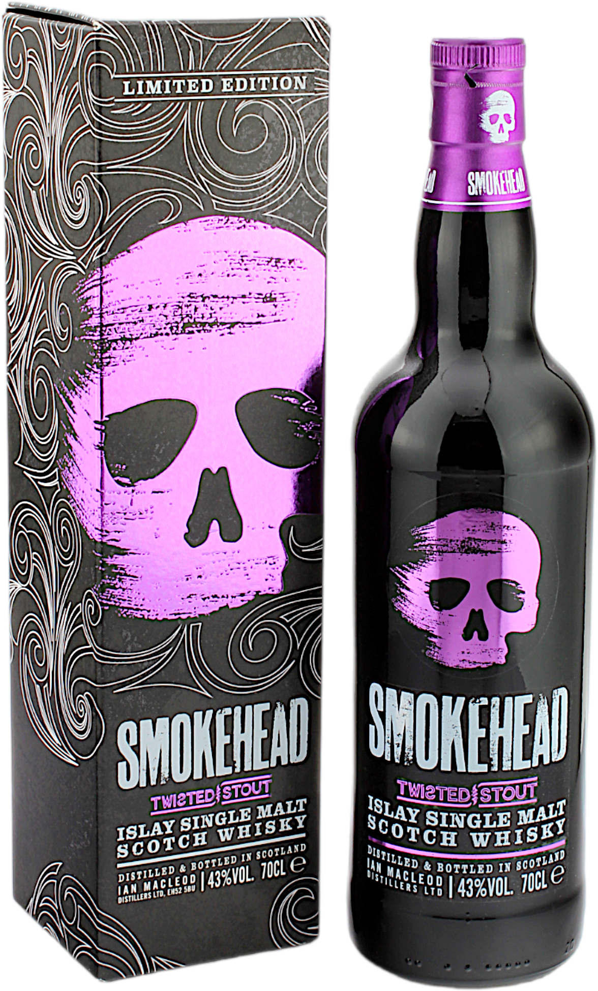 Smokehead Twisted Stout Limited Edition 43.0% 0,7l Smokehead Twisted Stout Limited Edition 43.0% 0,7l
