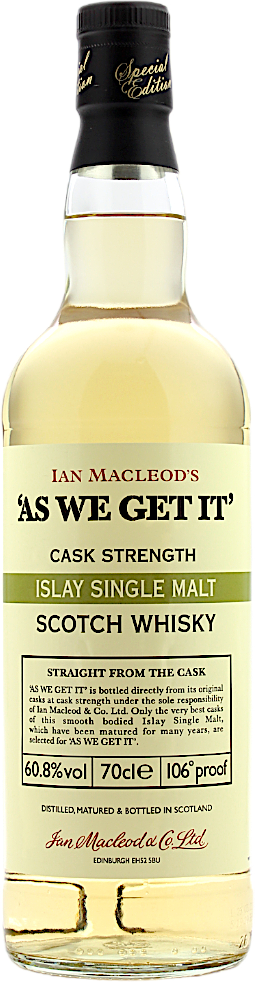 Ian Macleod's - As We Get It - Cask Strength Islay 60.8% 0,7l