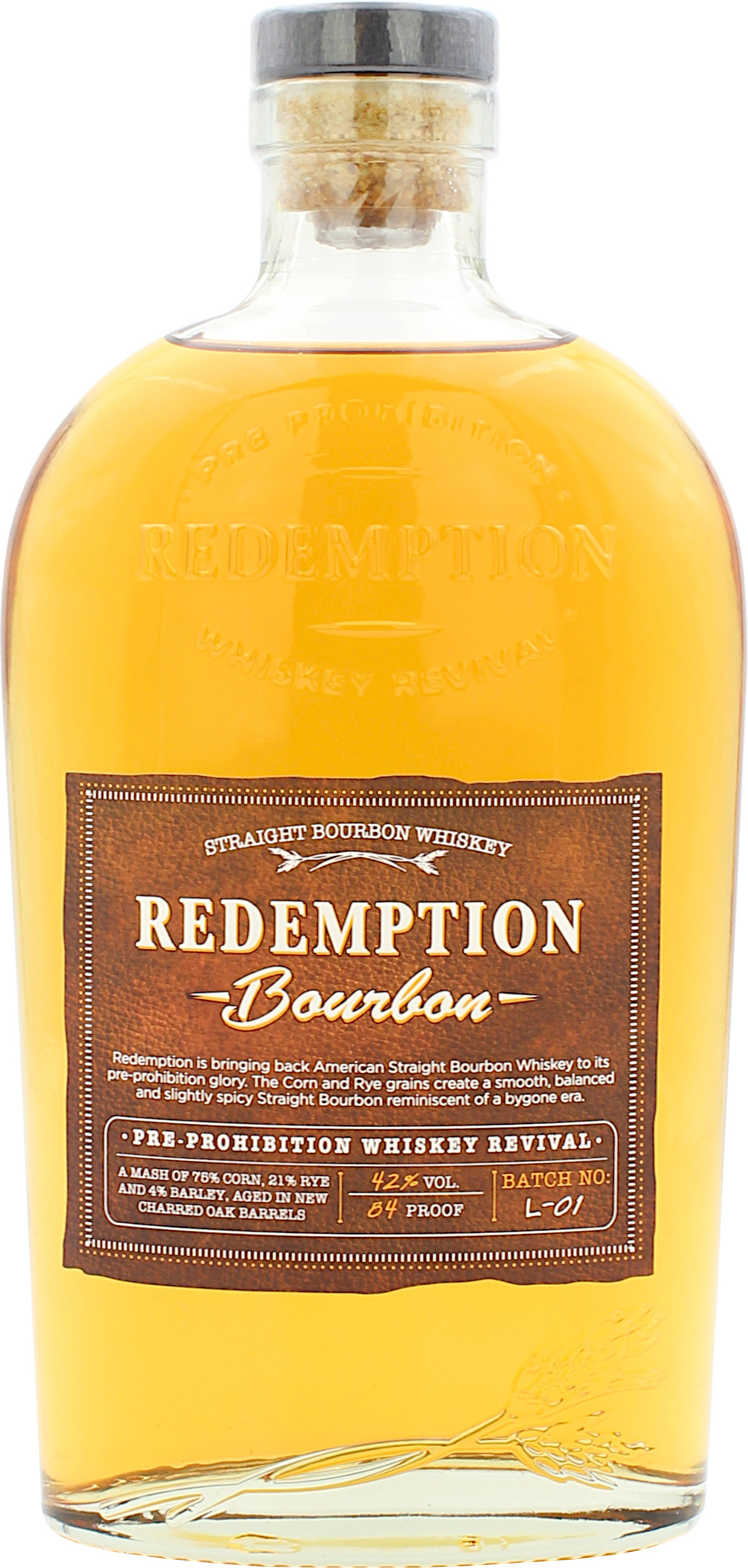 Redemption Straight Bourbon Whiskey 42.0% 0,7l