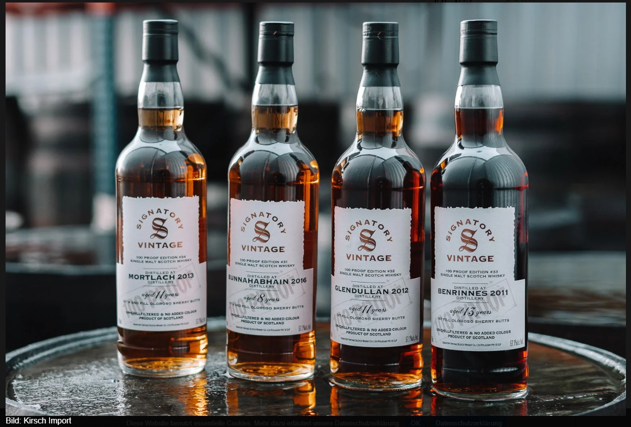 2025 ist ein starkes Jahr der 100 Proof Edition von Signatory Vintage