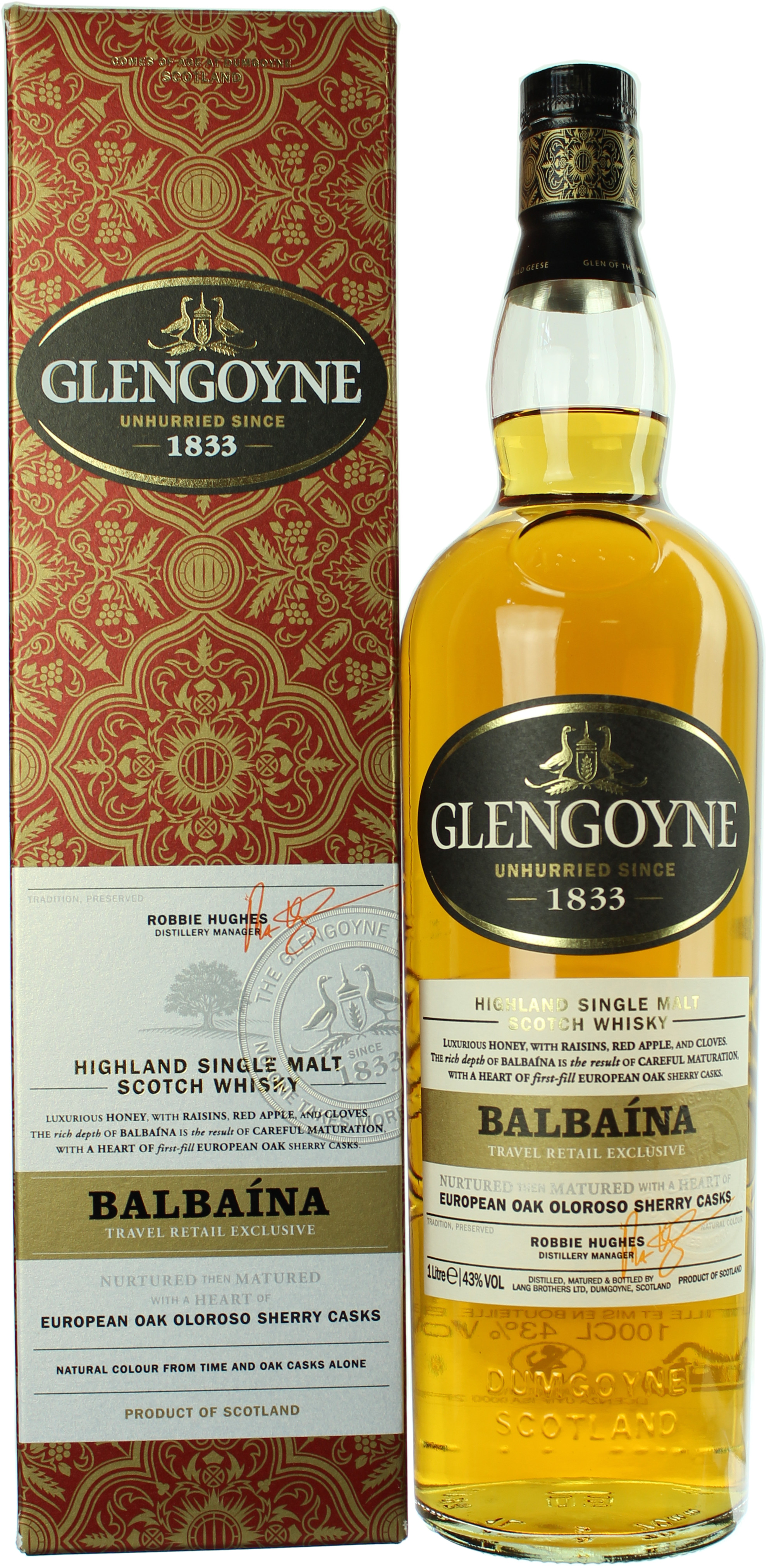 Glengoyne Balbaína 43.0% 1 Liter