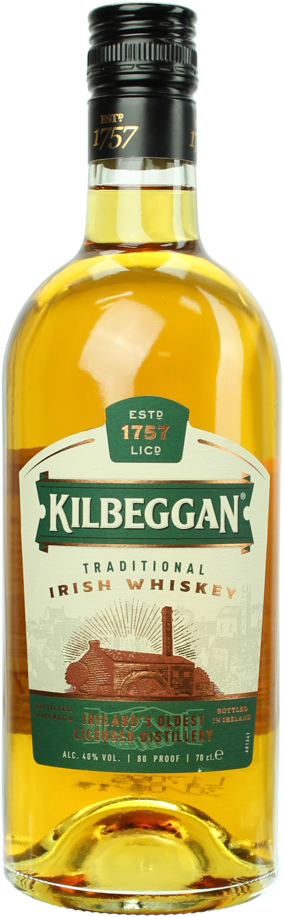 Kilbeggan Irish Whiskey 40.0% 0,7l