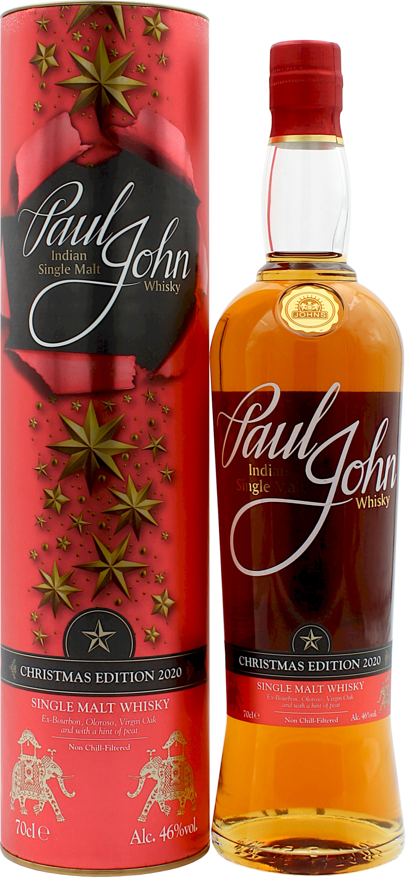 Paul John Christmas Edition 2020 Peated Oloroso Sherry Finish 46.0% 0,7l