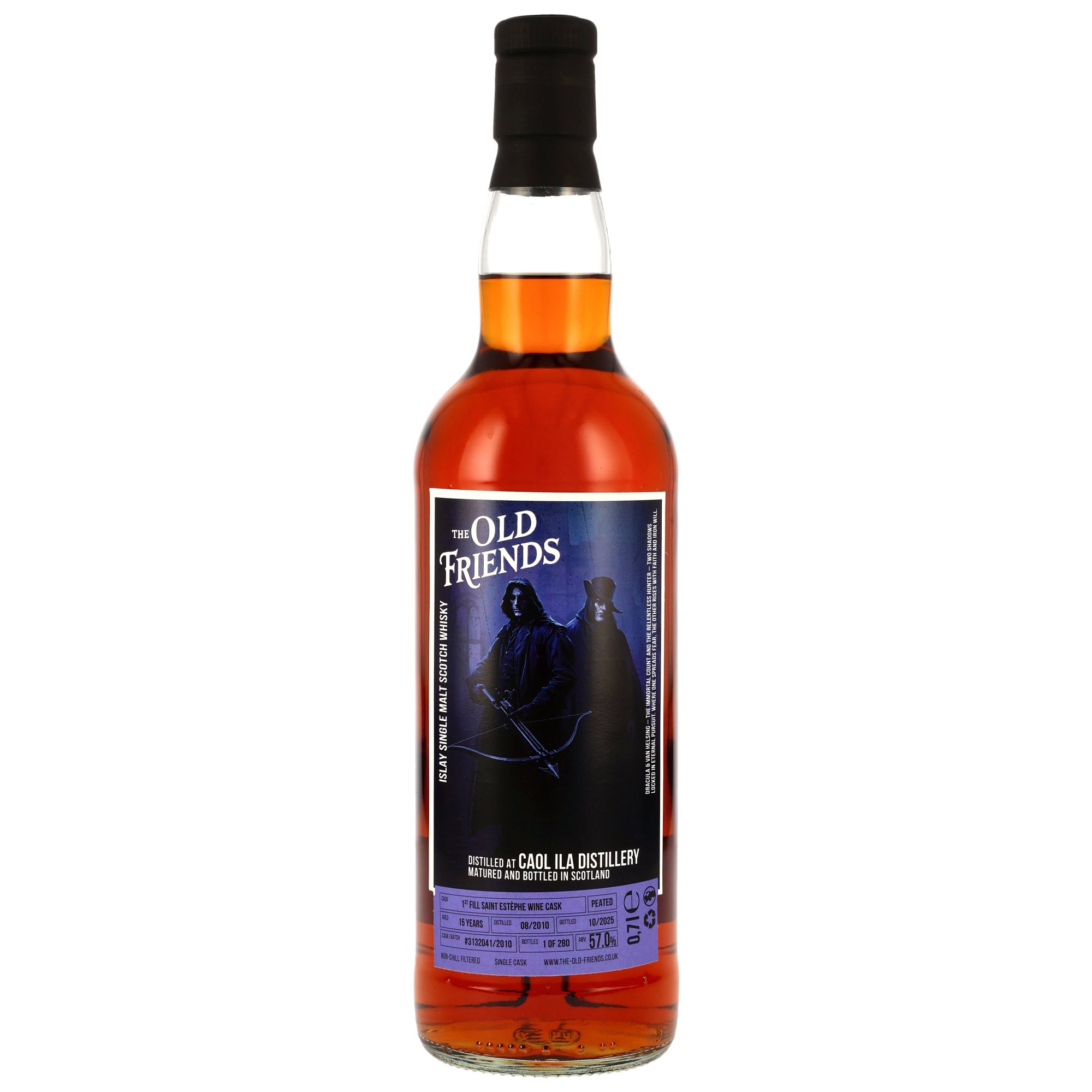 Caol Ila 15 Jahre 2010/2025 1st Fill Saint Estephe Wine Cask #3132041 The Old Friends 57.0% 0,7l