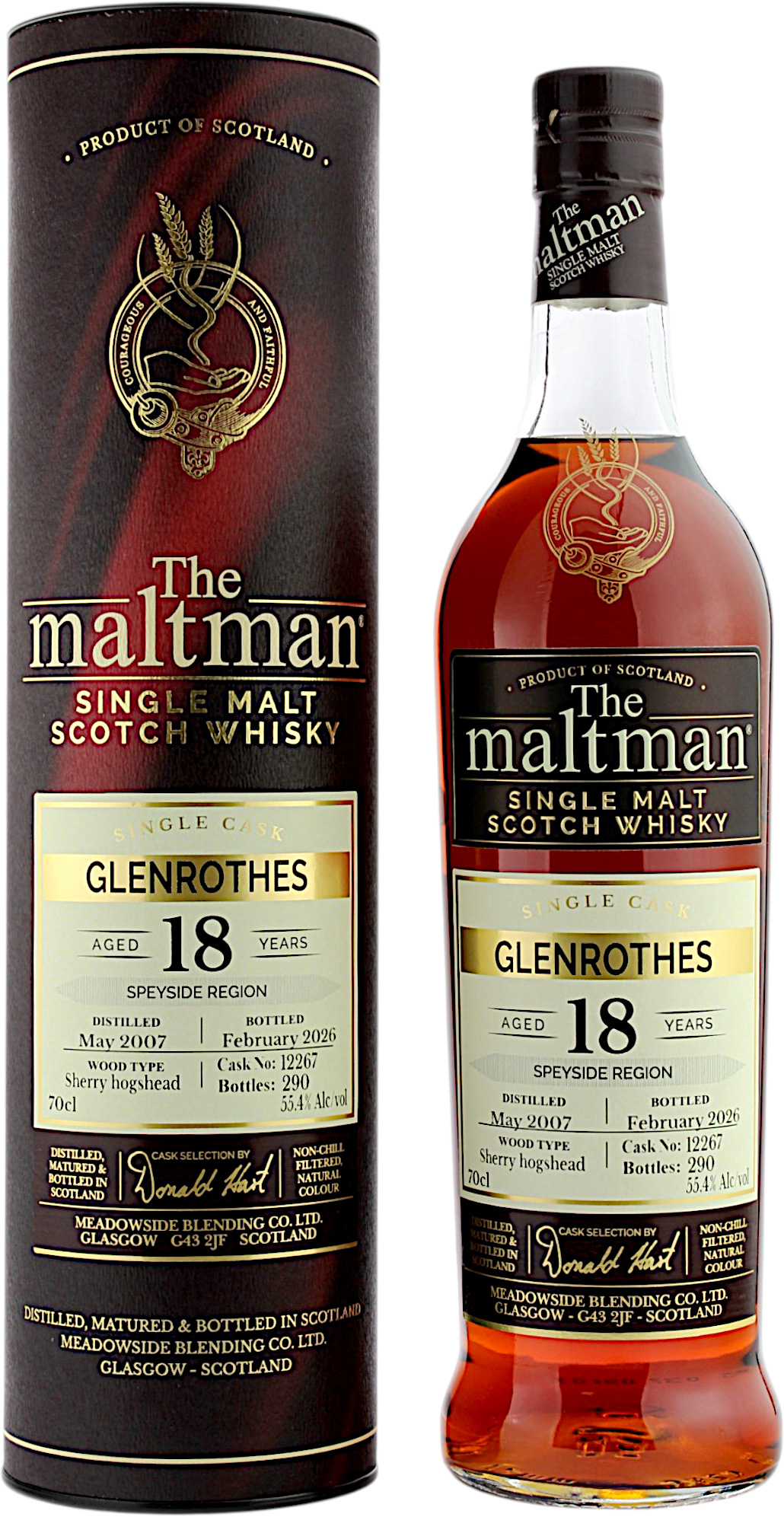 Glenrothes 18 Jahre 2007/2026 Sherry Cask The Maltman 55.4% 0,7l