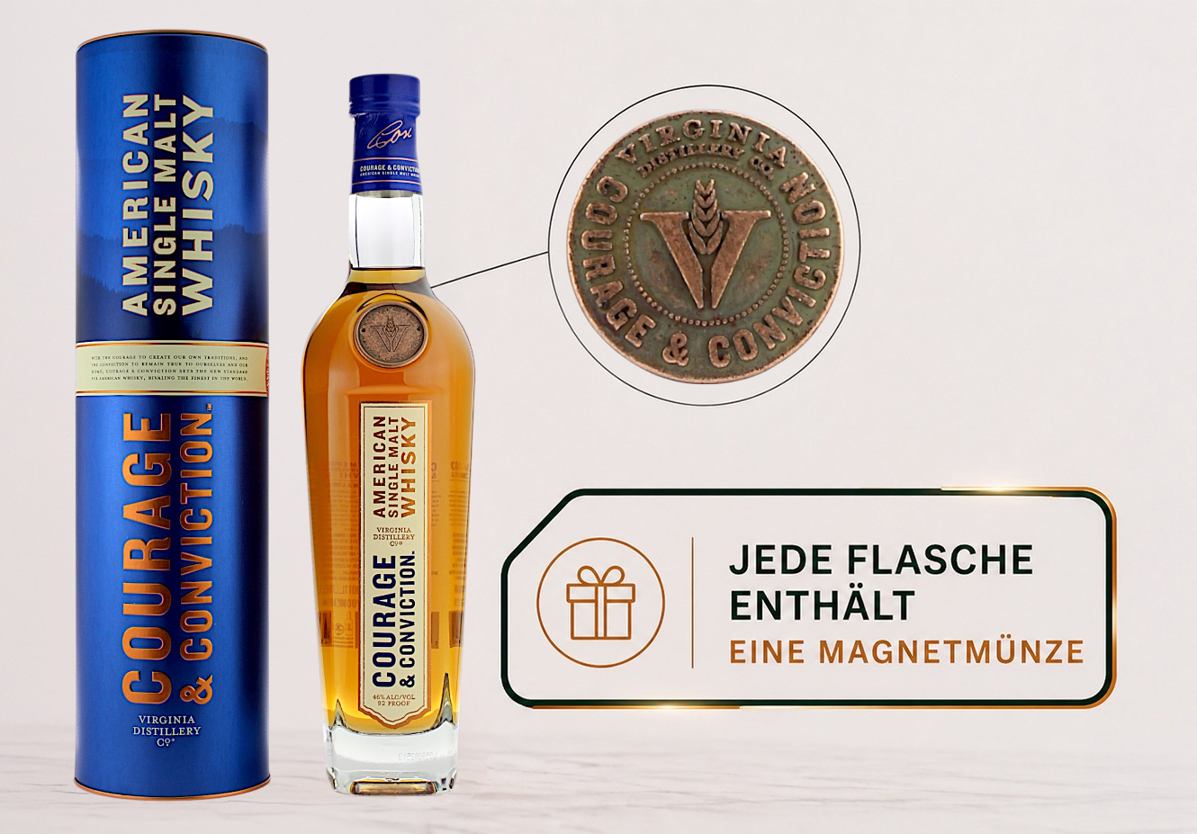 Courage & Conviction American Single Malt Signature Malt 46.0% 0,7l