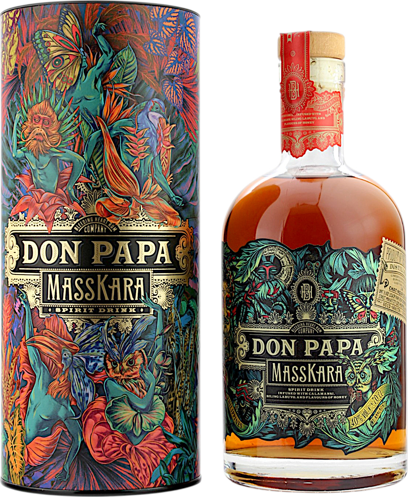 Don Papa Rum Masskara Wild Canister Limited Edition 40.0% 0,7l