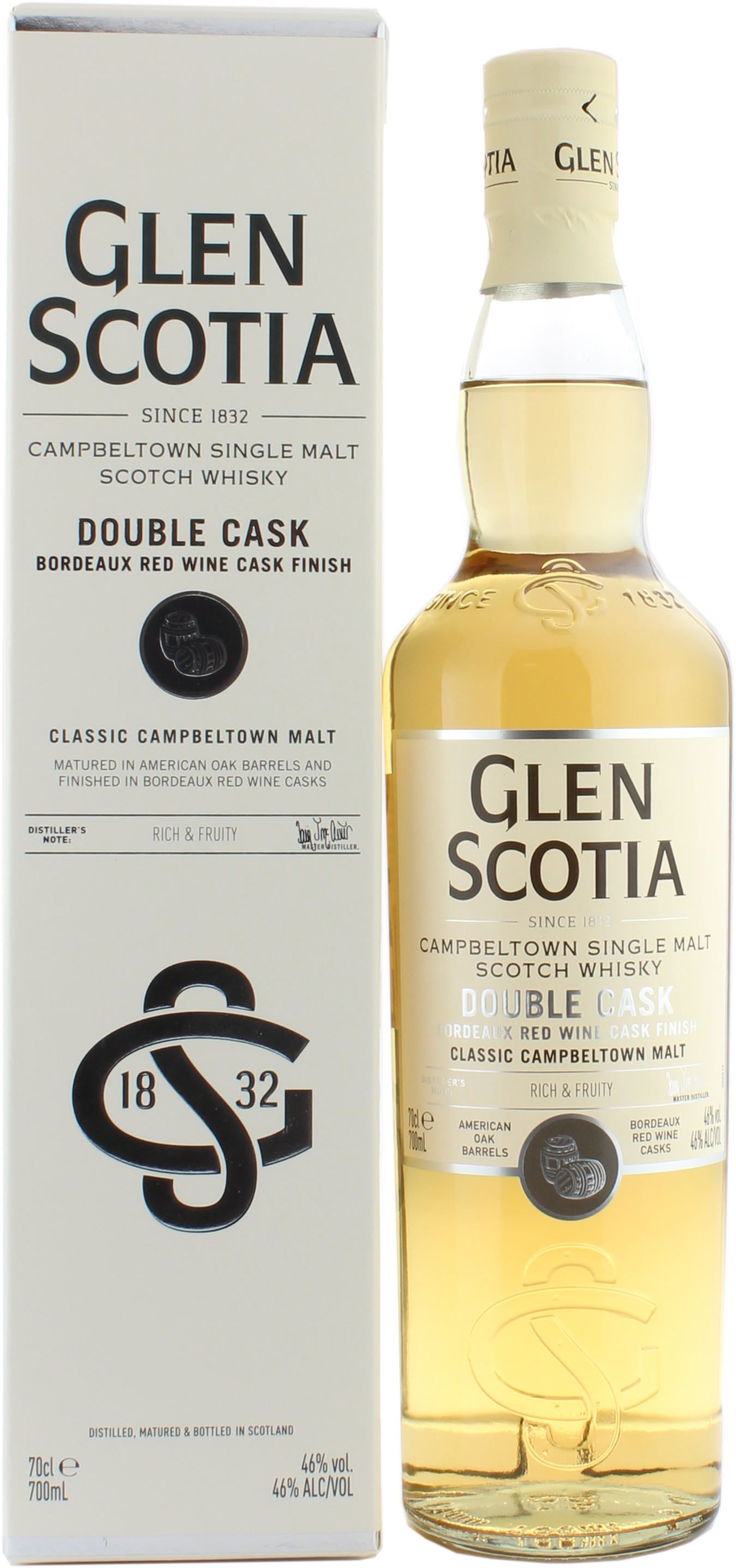Glen Scotia Double Cask Bordeaux Red Wine Cask Finish 46.0% 0,7l